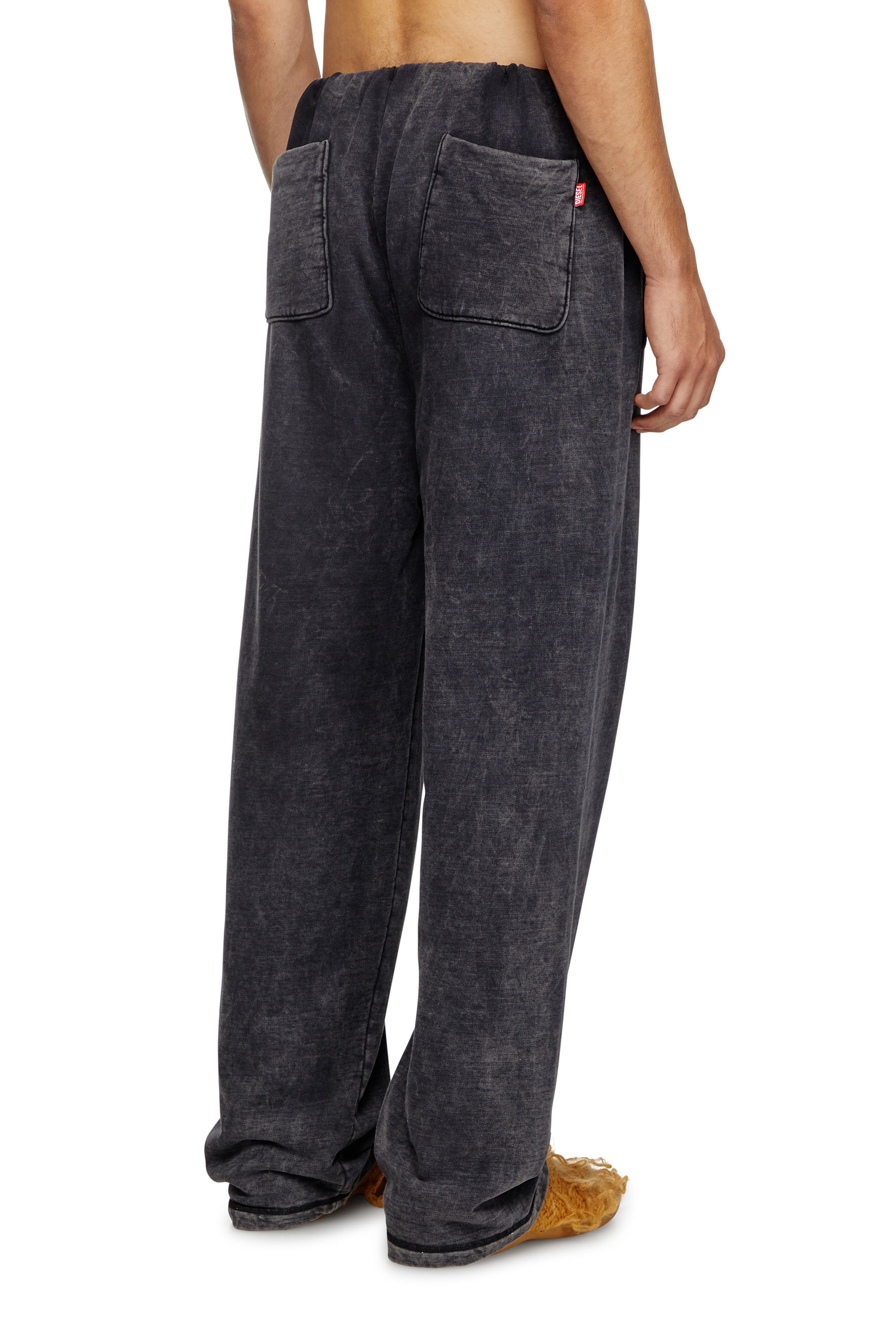 Diesel - P-LUIS, Male's Track pants with denim effect in ブラック - 4