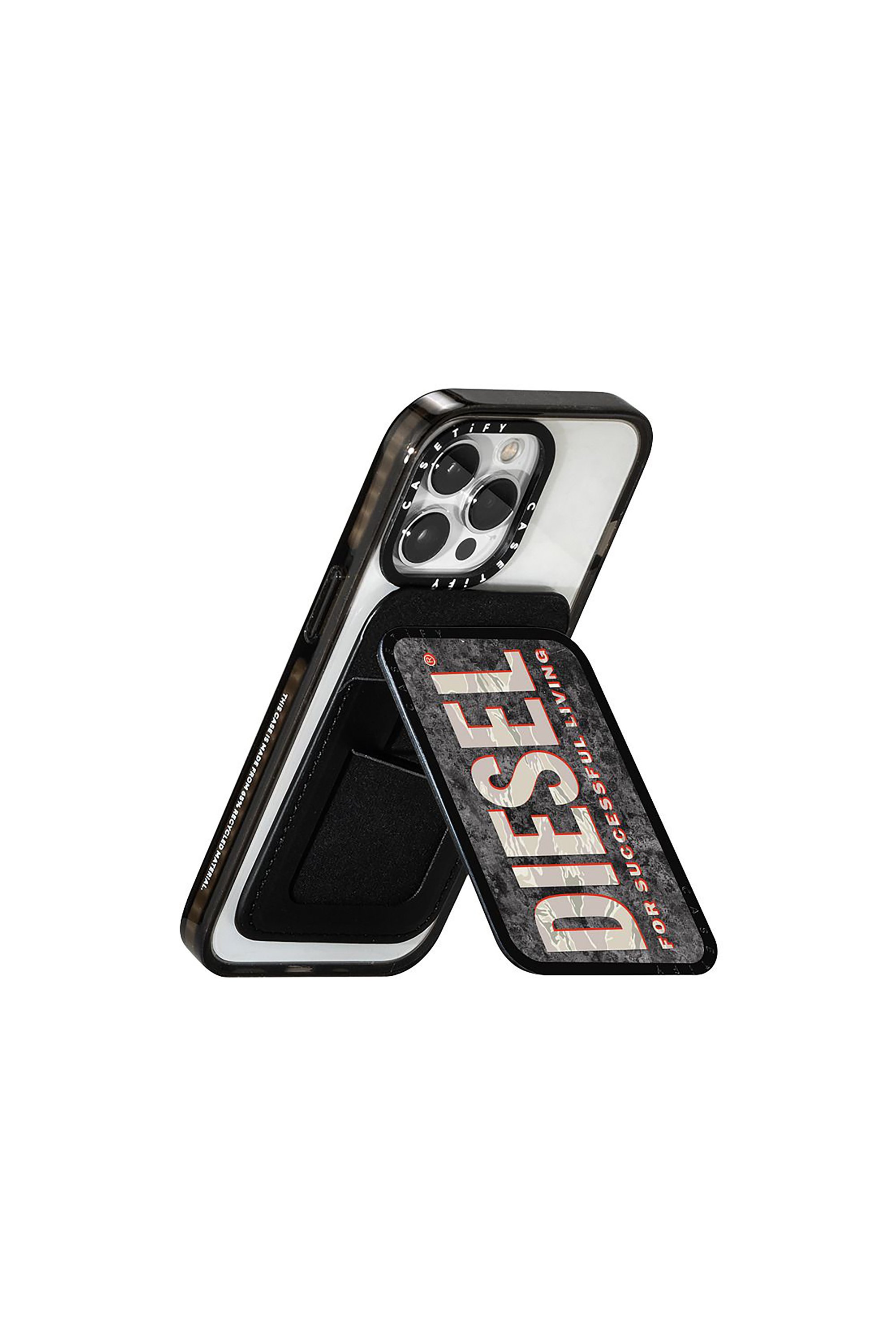 Diesel - 60342 CASETIFY CARD HOLDER & STAND, Unisex's UNIVERSAL in ブラウン/ホワイト - 2