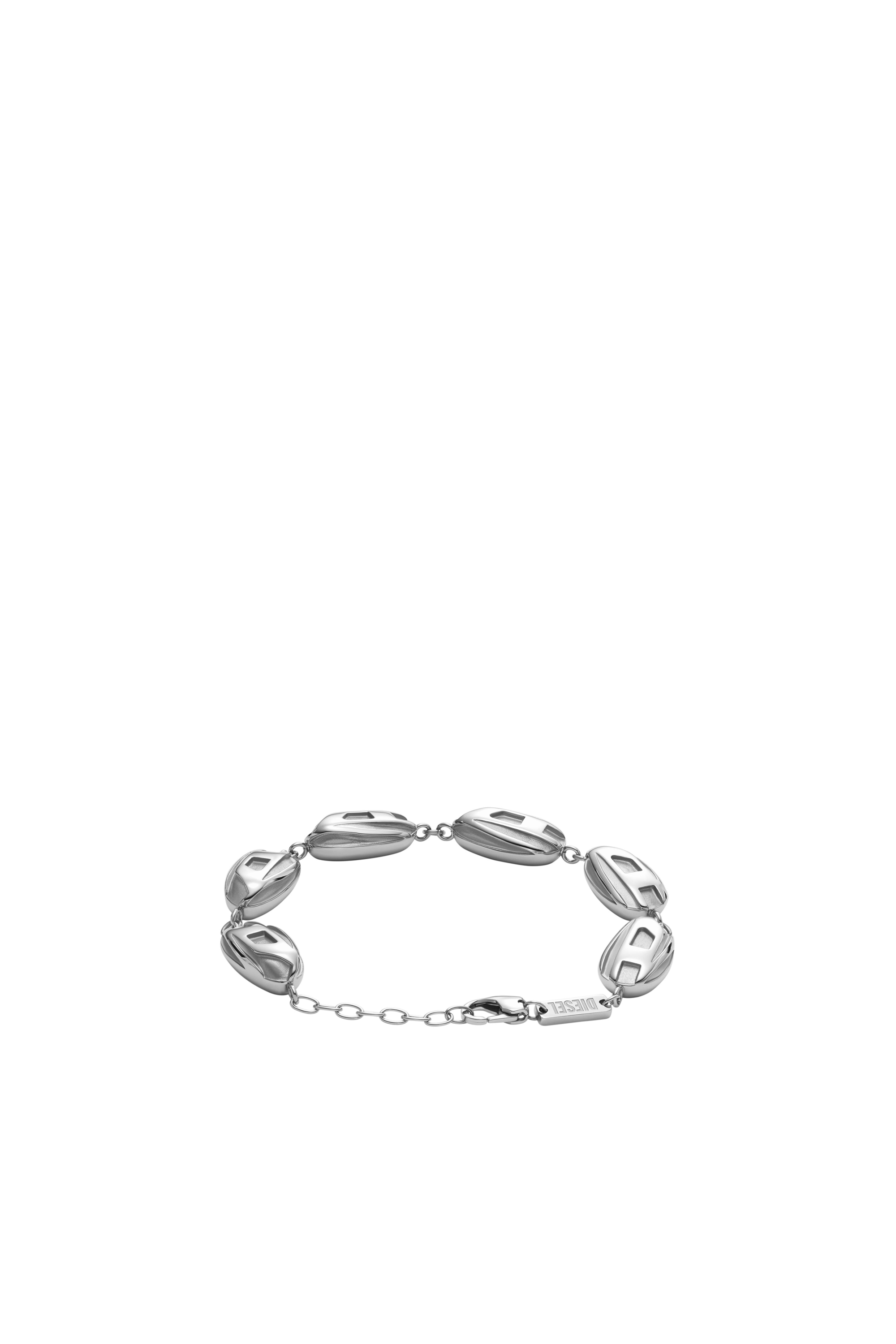 Diesel - DX1482, Unisex Stainless steel chain bracelet in シルバー - Image 2