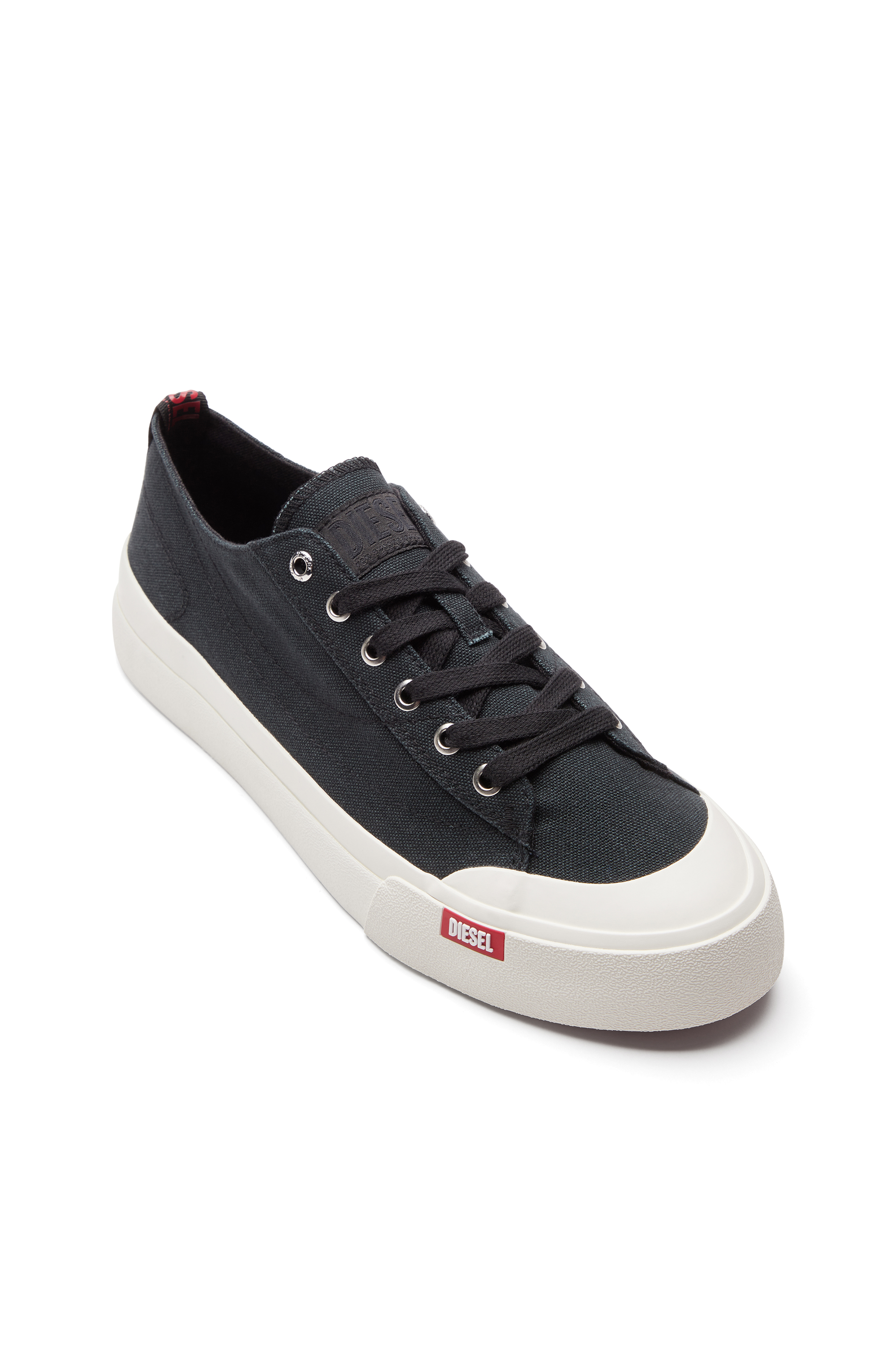 Diesel - S-ATHOS LOW, Male's S-Athos Low-Canvas sneakers in ブラック - 6