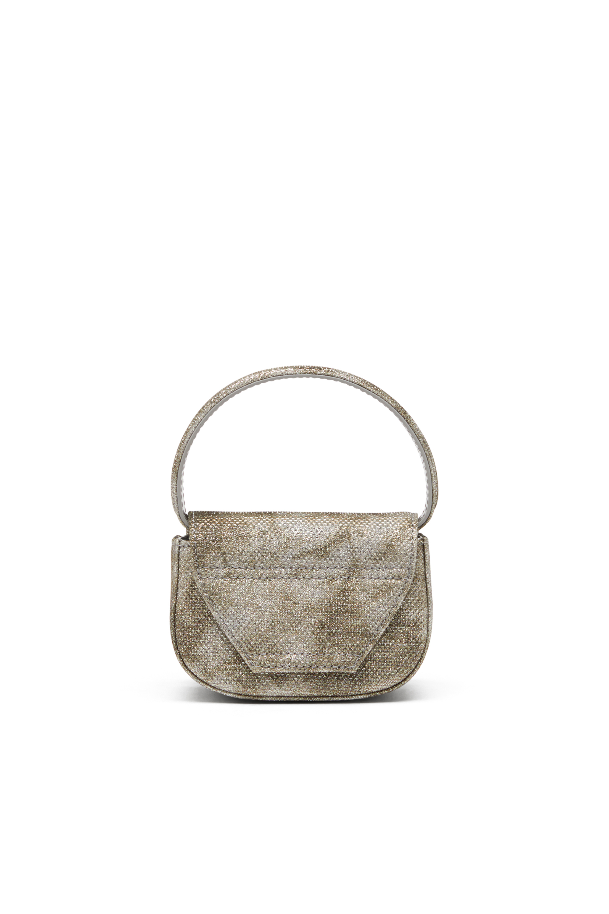 Diesel - 1DR XS, Female's Iconic mini bag in shimmer fabric in ミリタリーグリーン - 2