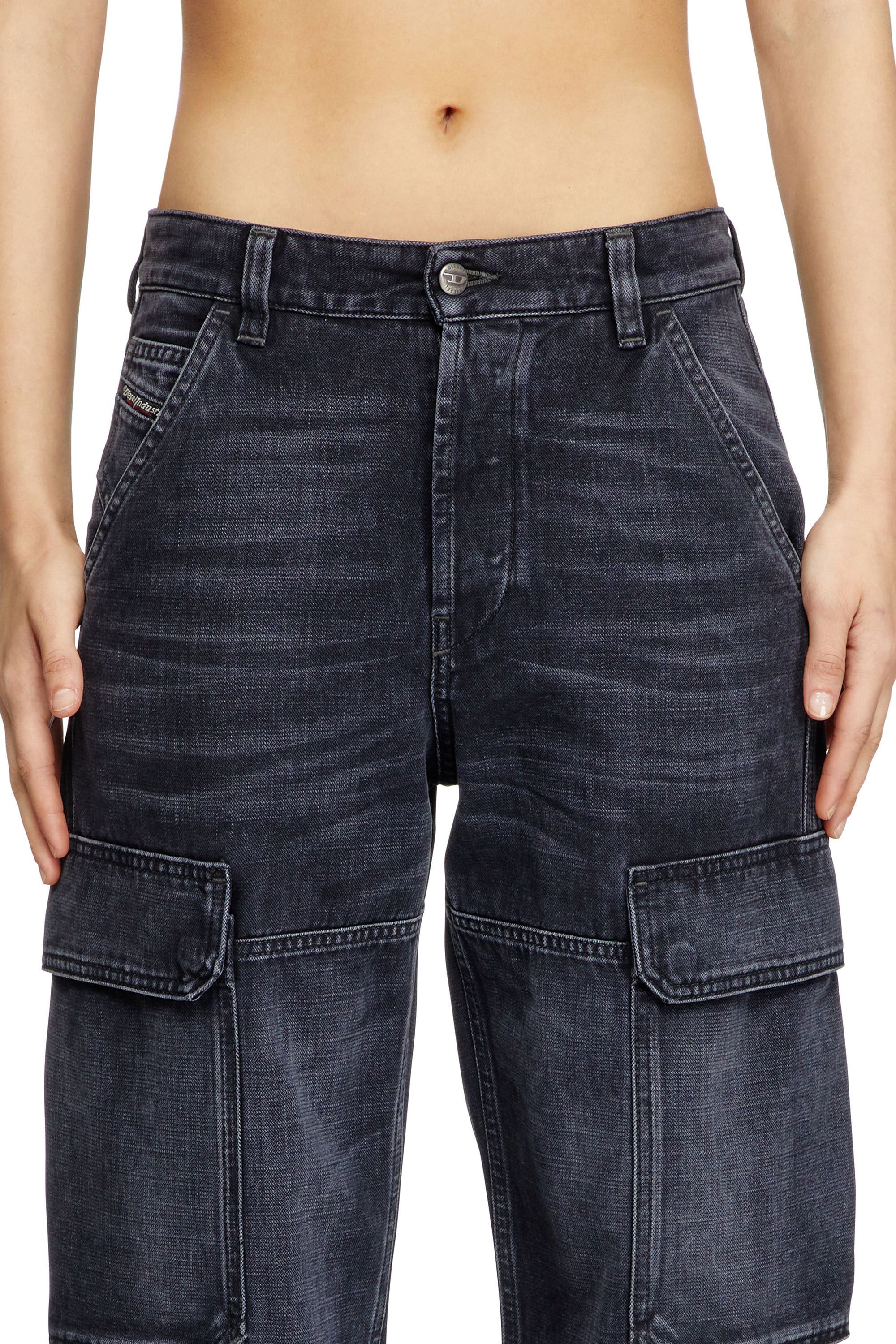 Diesel - Female's Regular Jeans D-Pot 007Z9, ブラック/ダークグレー - 5