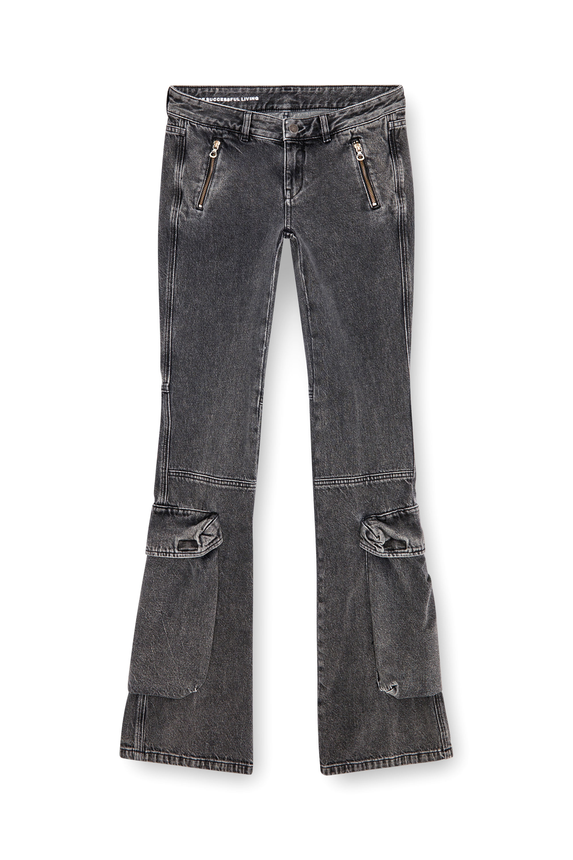 Diesel - Female's Bootcut and Flare Jeans D-Poky 0CBDH, ブラック/ダークグレー - 3