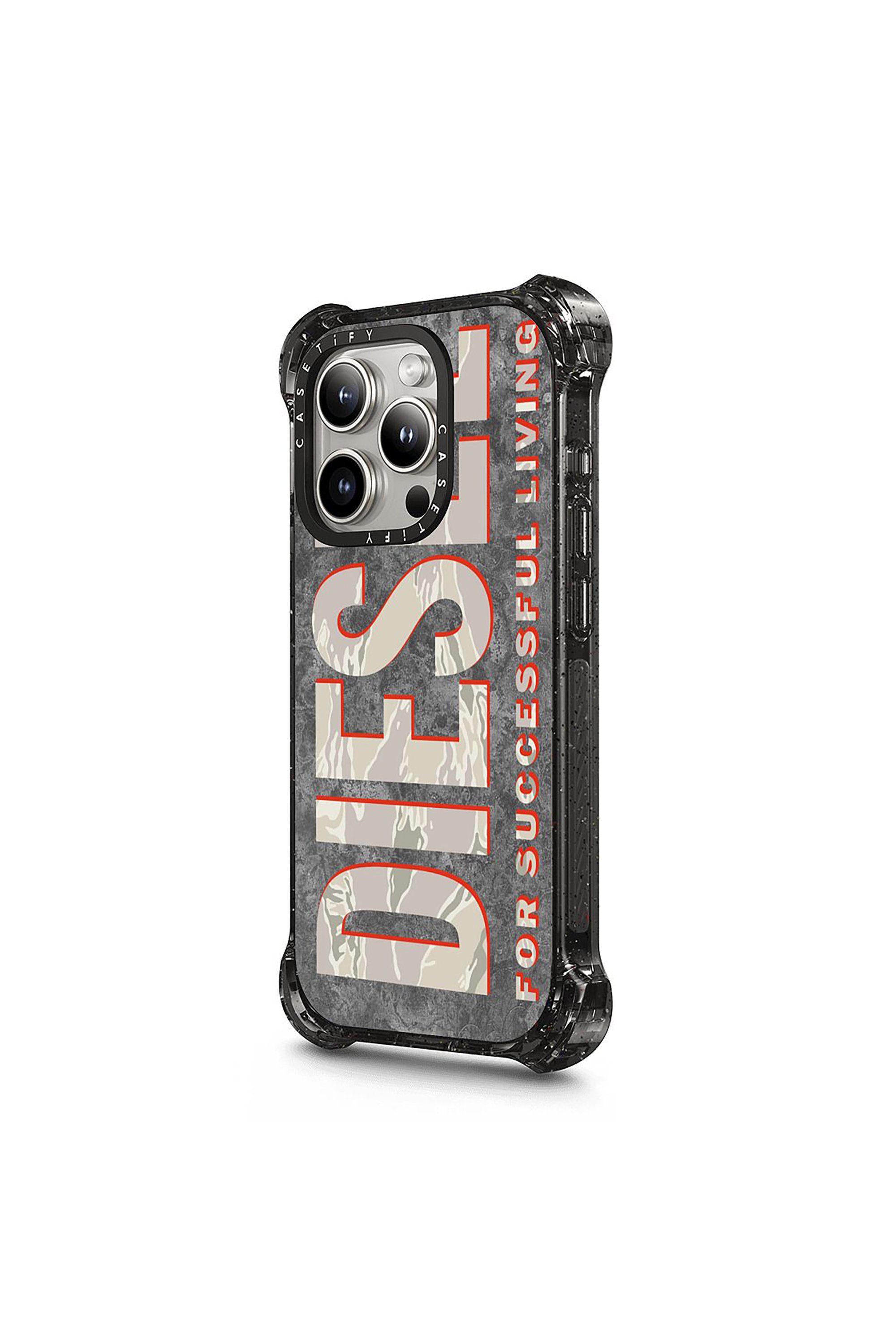 Diesel - 60308 CASETIFY MOULDED CASE, Unisex's IPHONE 15 PRO in ブラウン/ホワイト - 2