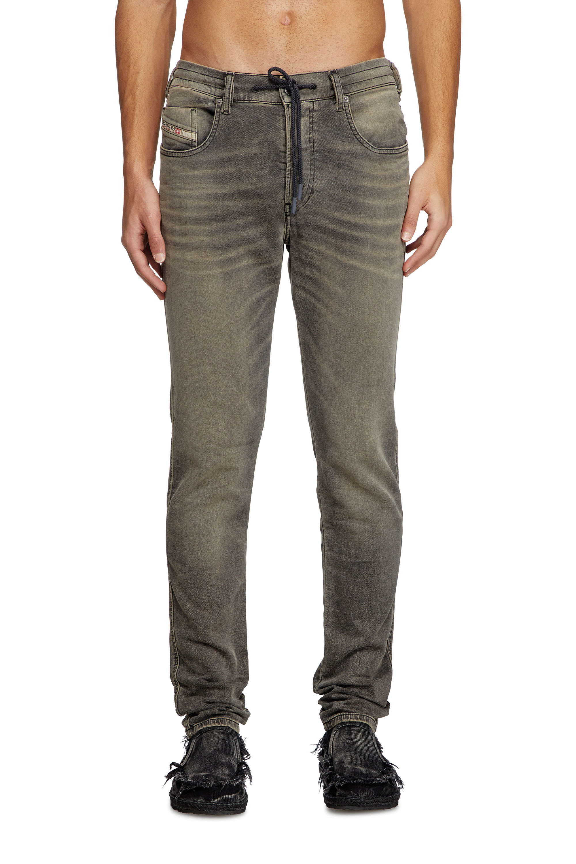 Diesel - Male's Slim 2060 D-Strukt Joggjeans® 068PD, ライトグレー - 1