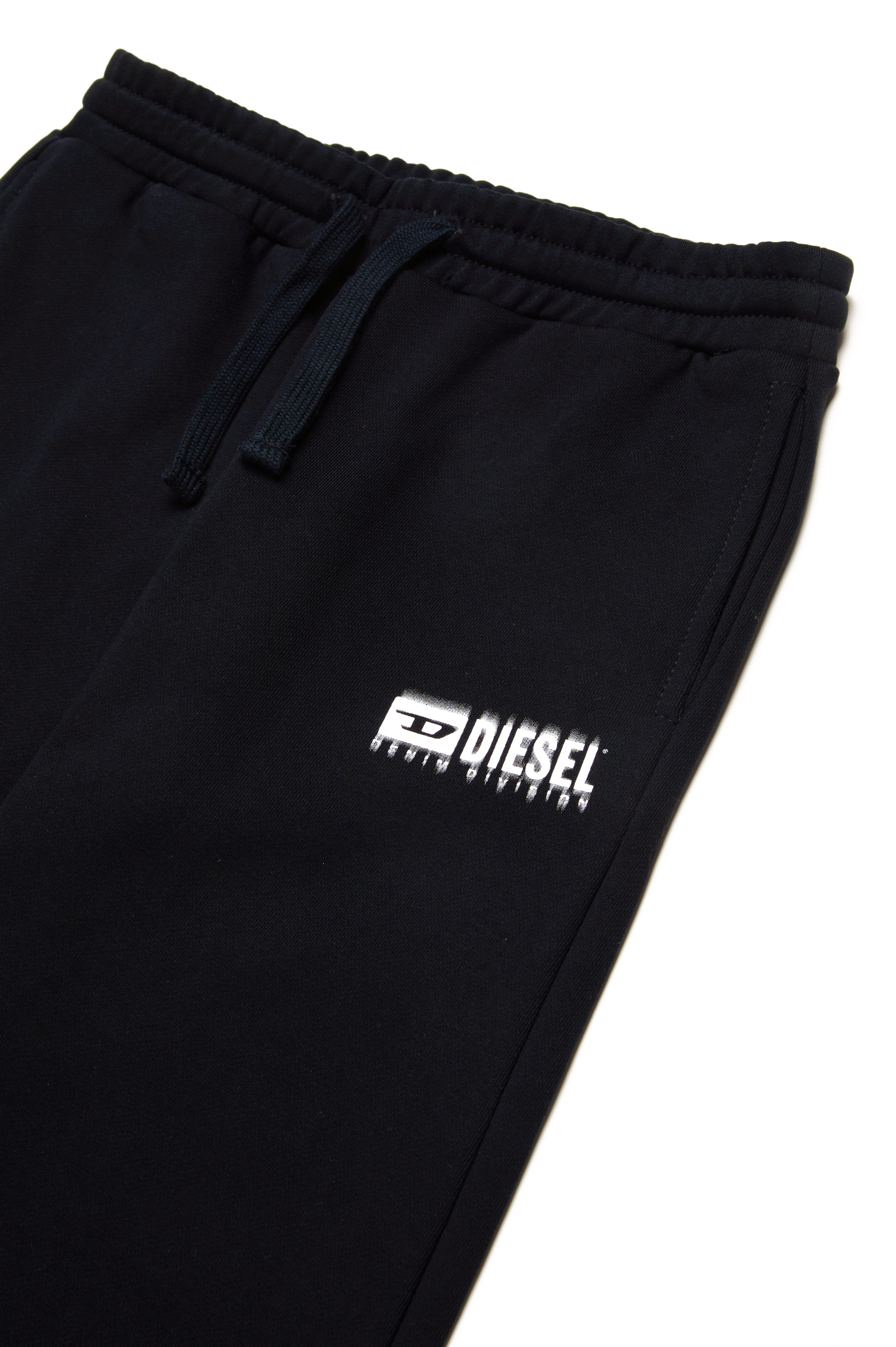 Diesel - PBASE, Male Sweatpants with smudged logo in ブラック - Image 3