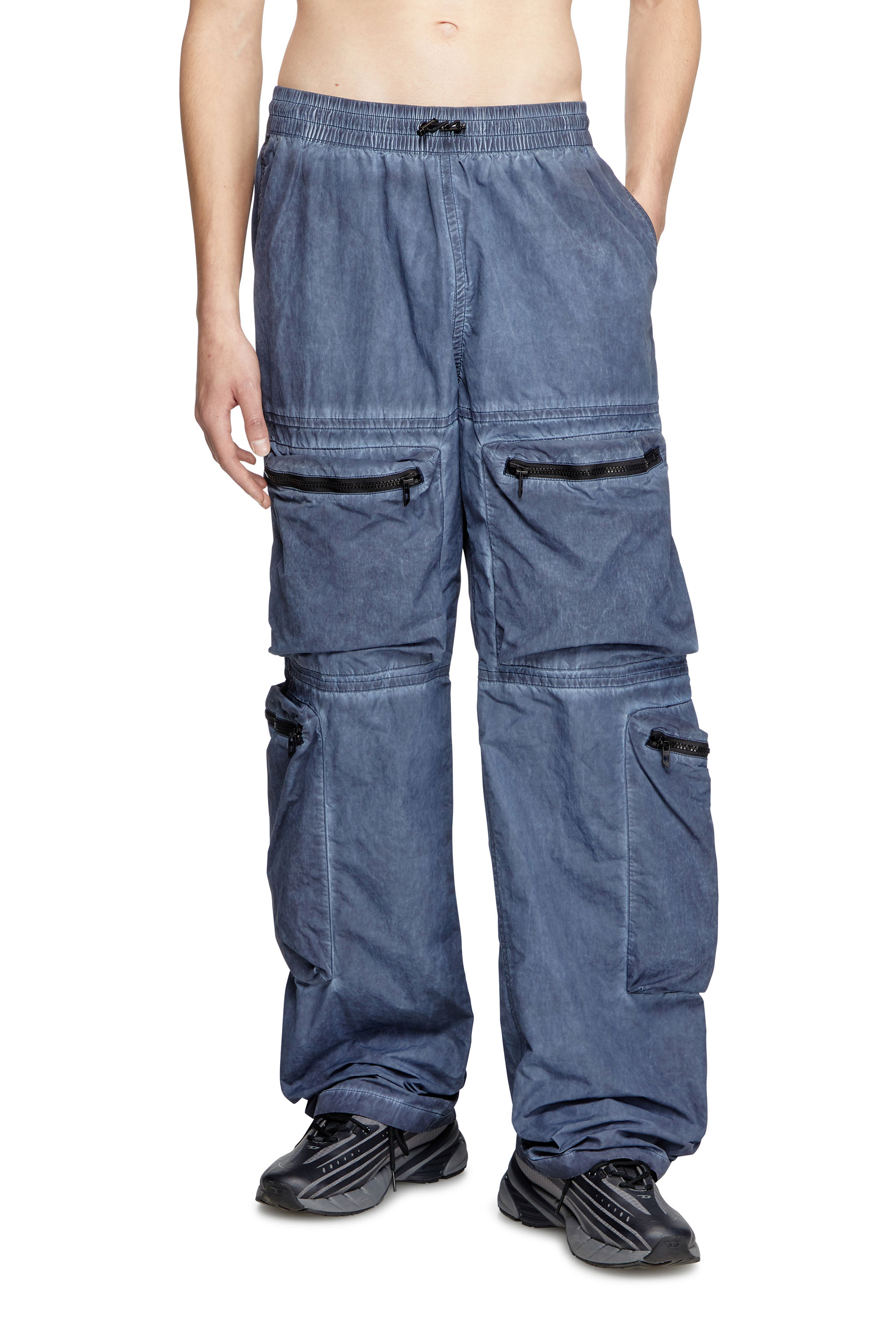 Diesel - P-NOODE-A, Male's Utility pants in ブルー - 1