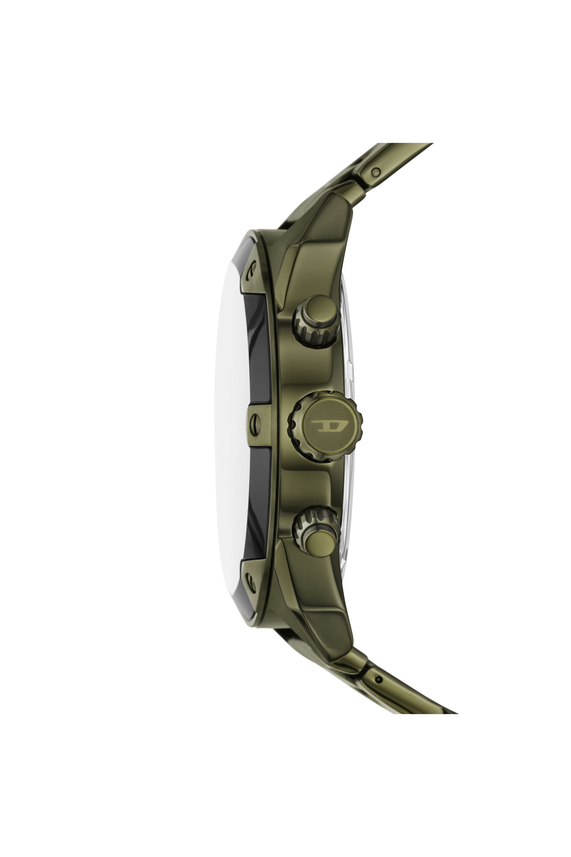 Diesel - DZ4670 WATCH, Male's Spiked Green Stainless Steel Watch in グリーン - 3