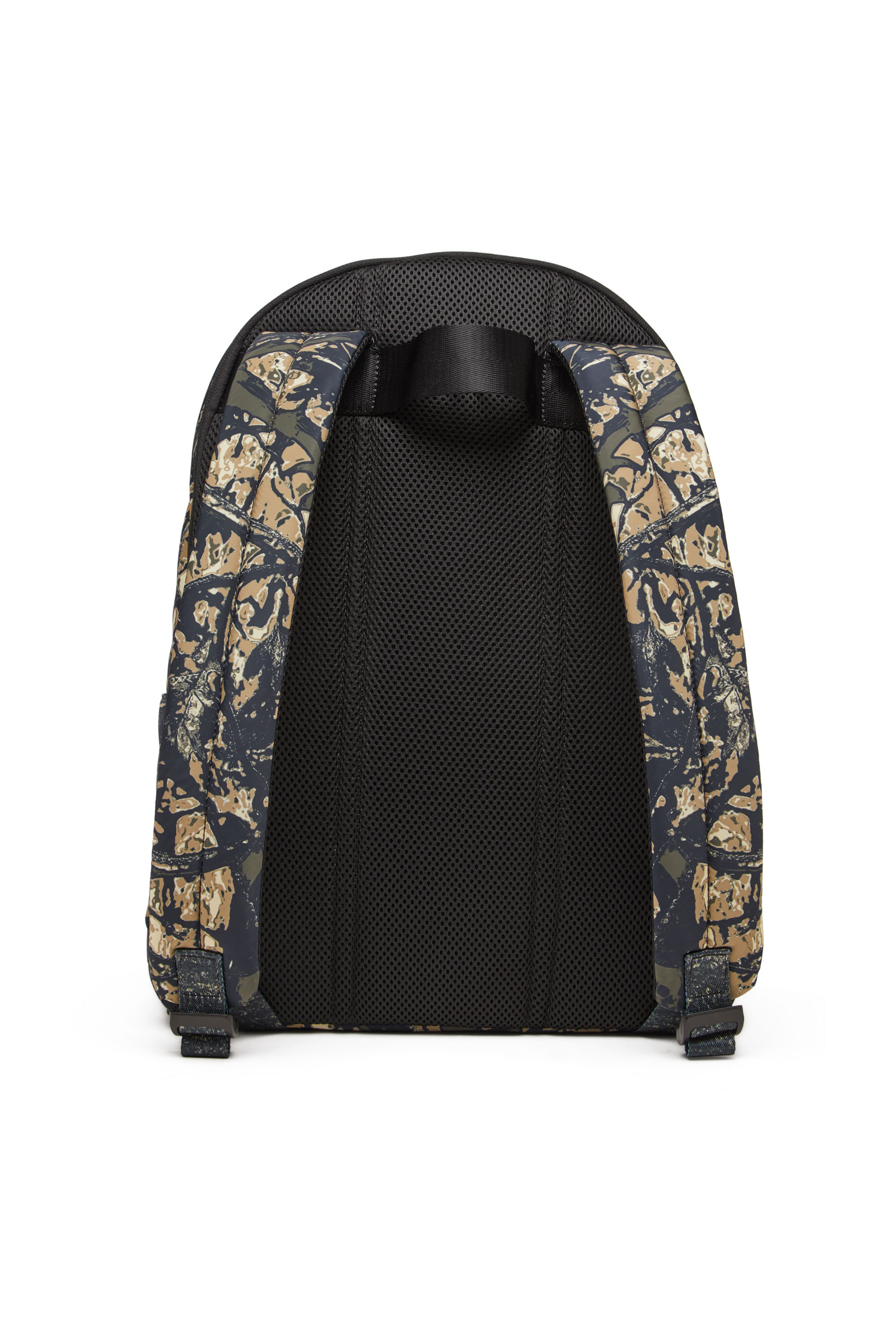 Diesel - D-PACK BACKPACK X, Male's Backpack in camo-print fabric in ミリタリーグリーン - 3