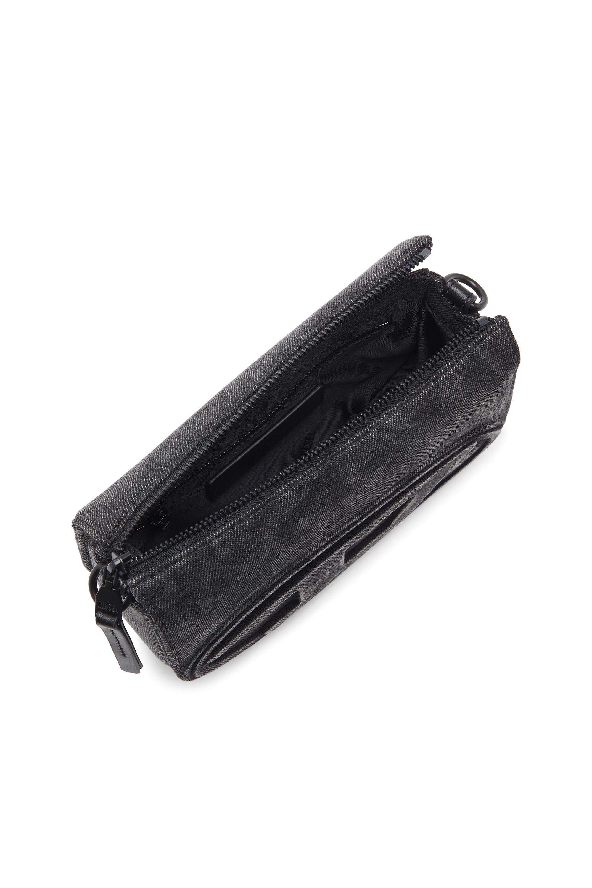 Diesel - 1DR CAMERA BAG, Male's 1DR-Camera bag in stonewashed denim in ブラック - 4