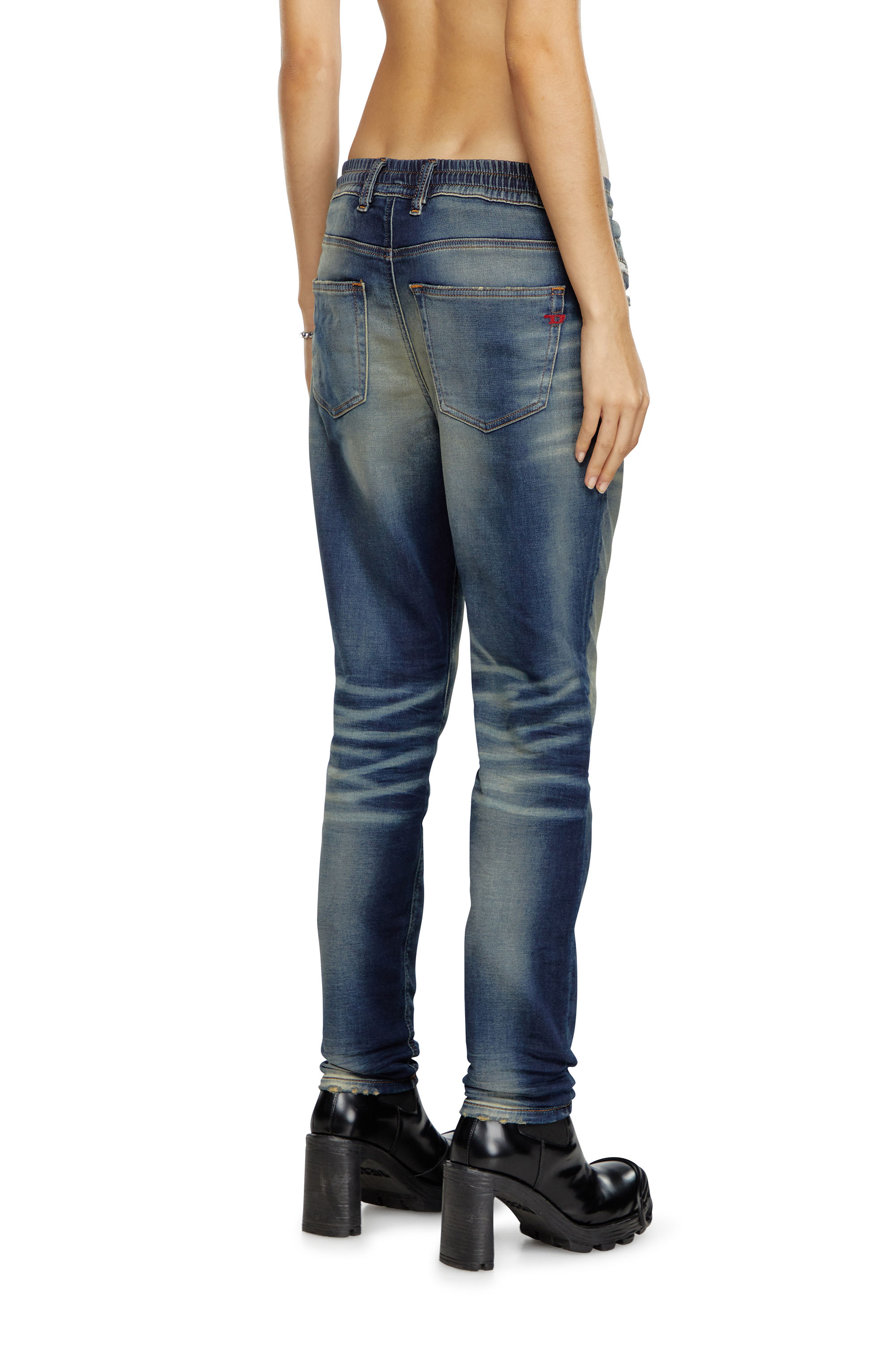 Diesel - Female's Boyfriend 2031 D-Krailey Joggjeans® E68MH, ダークブルー - 4