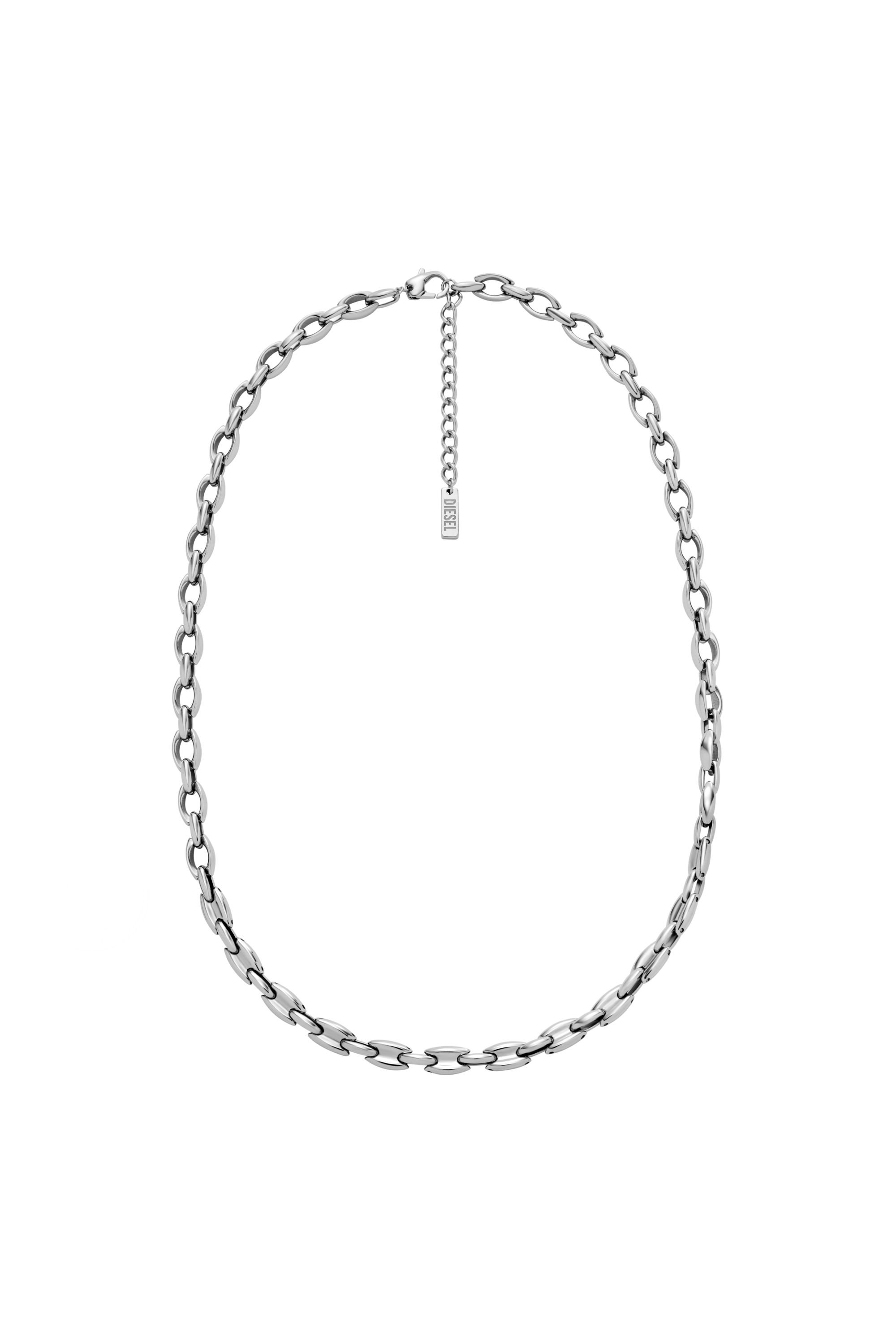 Diesel - DX1582040 JEWEL, Unisex's Stainless Steel Chain Necklace in シルバー - 1