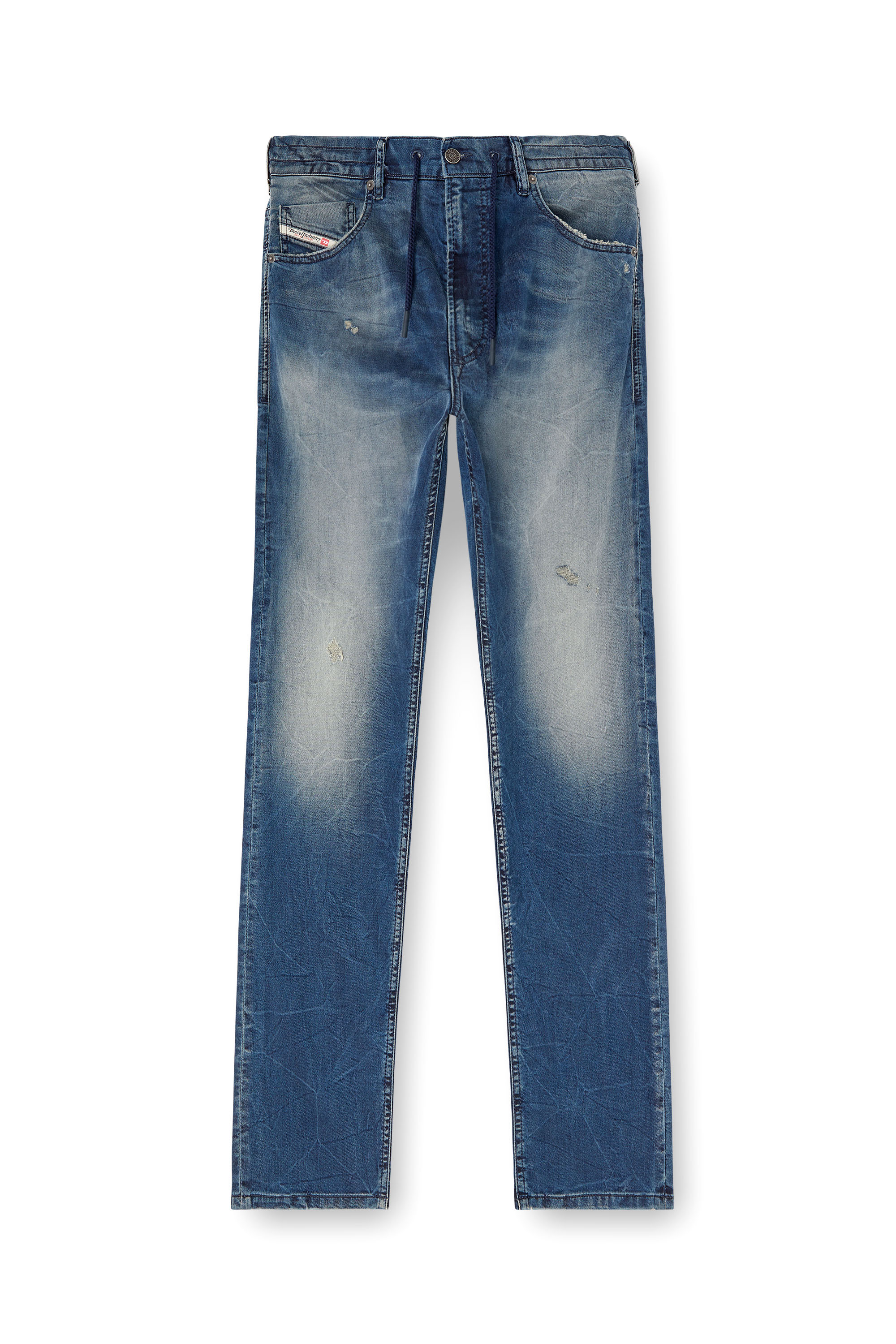 Diesel - Male's Regular 2030 D-Krooley Joggjeans® 068PI, ミディアムブルー - 3