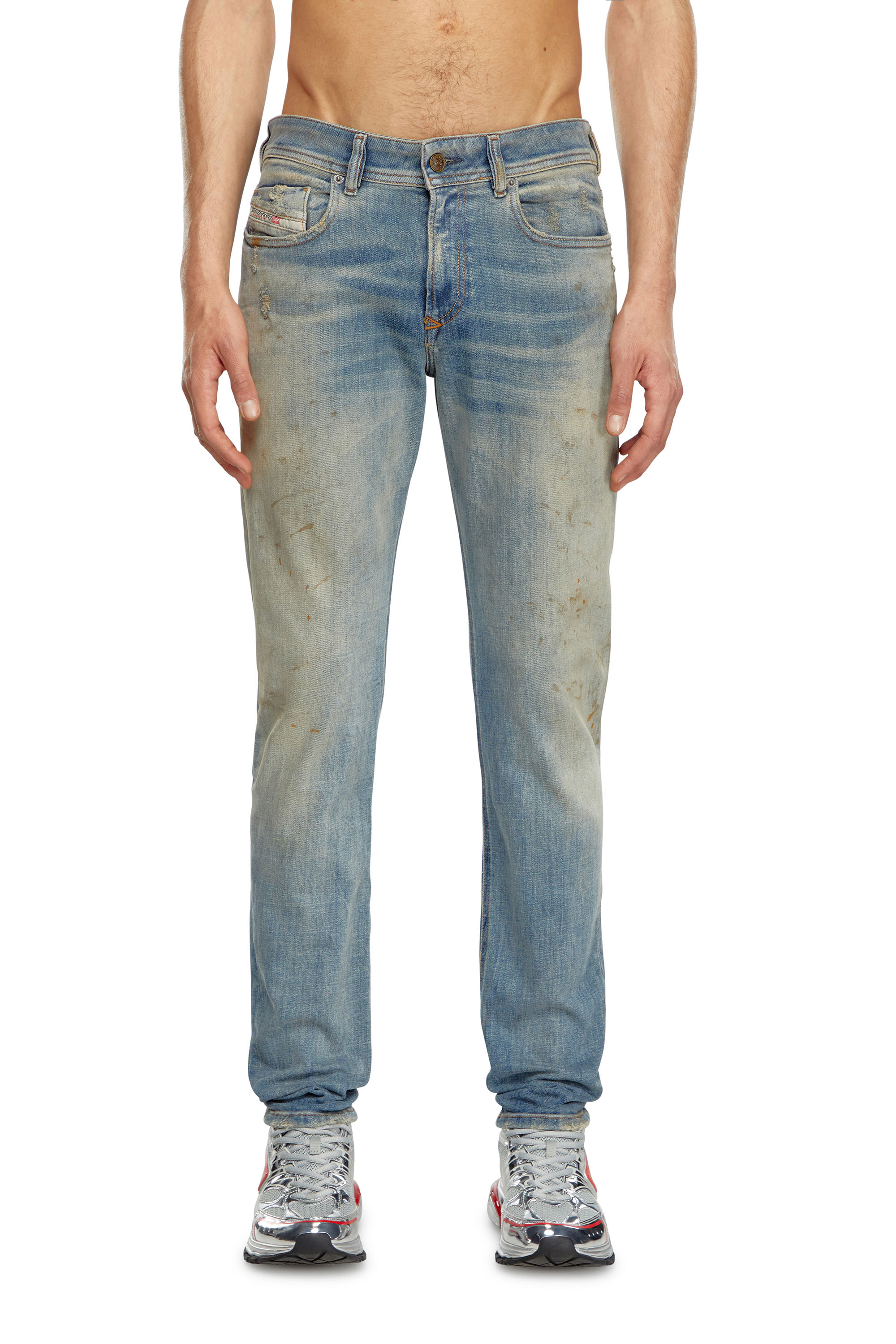 Diesel - Male Skinny Jeans 1979 Sleenker 09J25, ミディアムブルー - Image 2