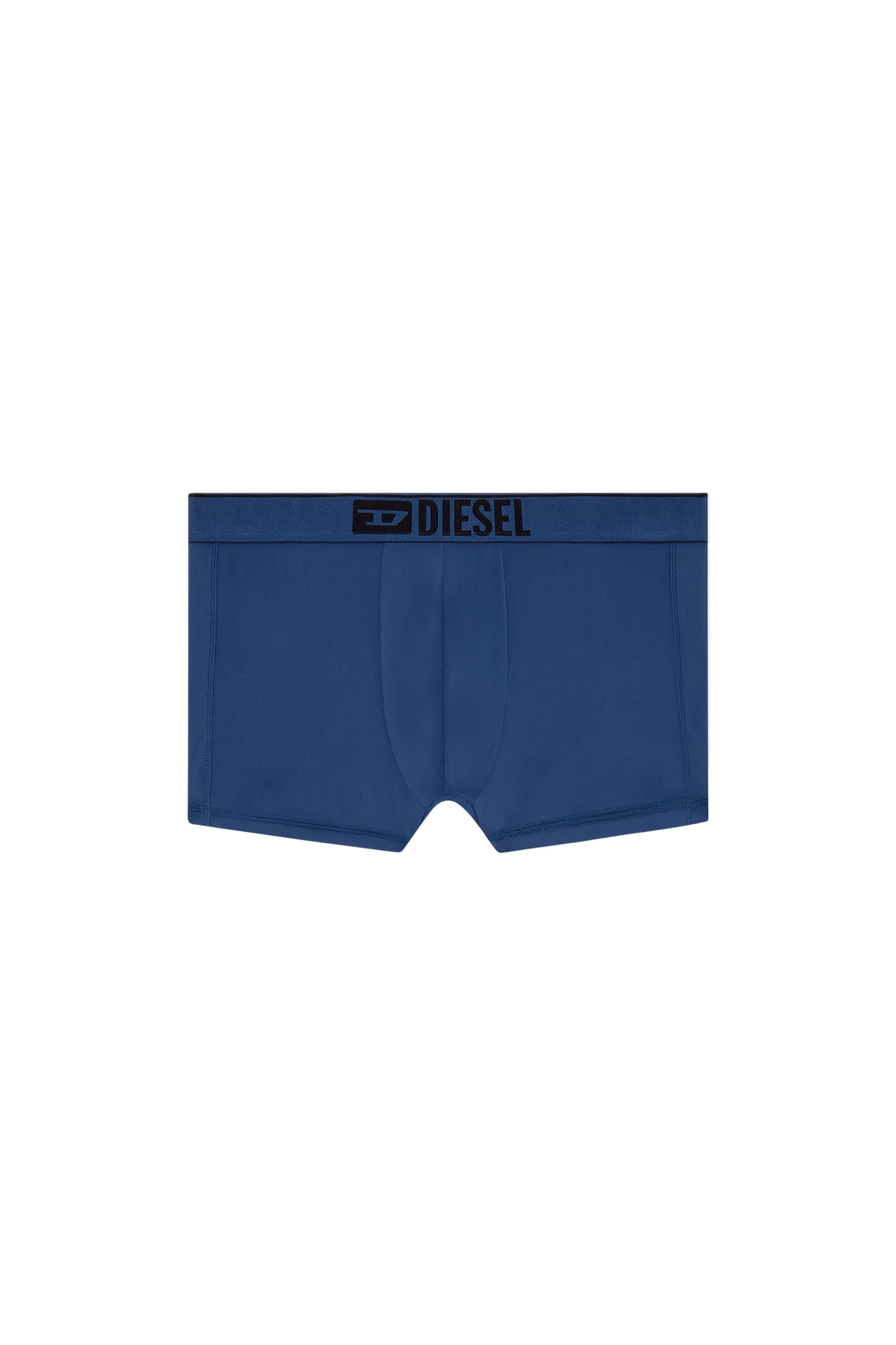 Diesel - UMBX-DAMIEN-CUT, Male's Microfibre boxer briefs with logo waist in ブルー - 4