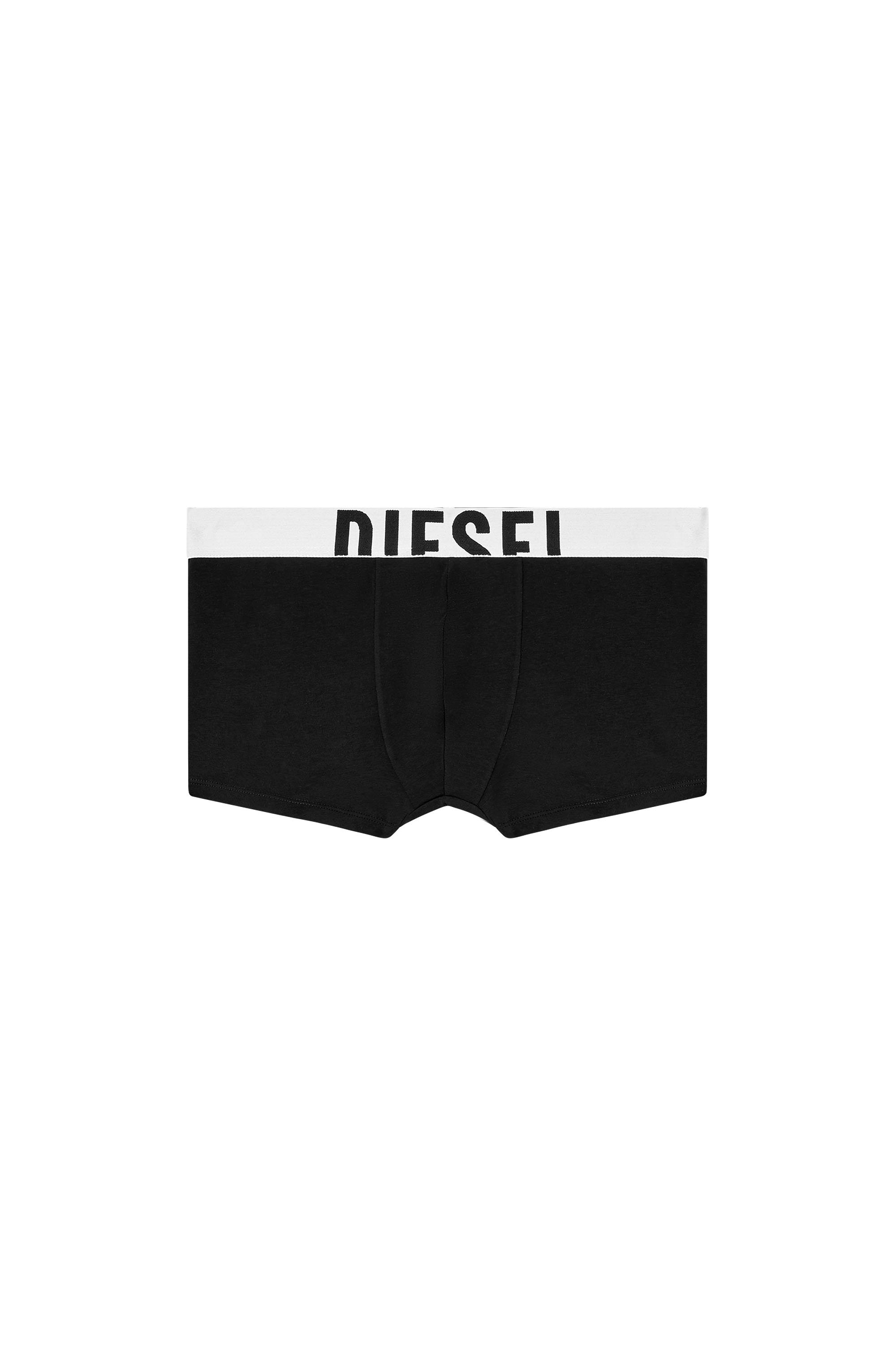 Diesel - DAMIEN-D-POP-40, Male's Boxer briefs with acid rain print in ブラック/ホワイト - 4