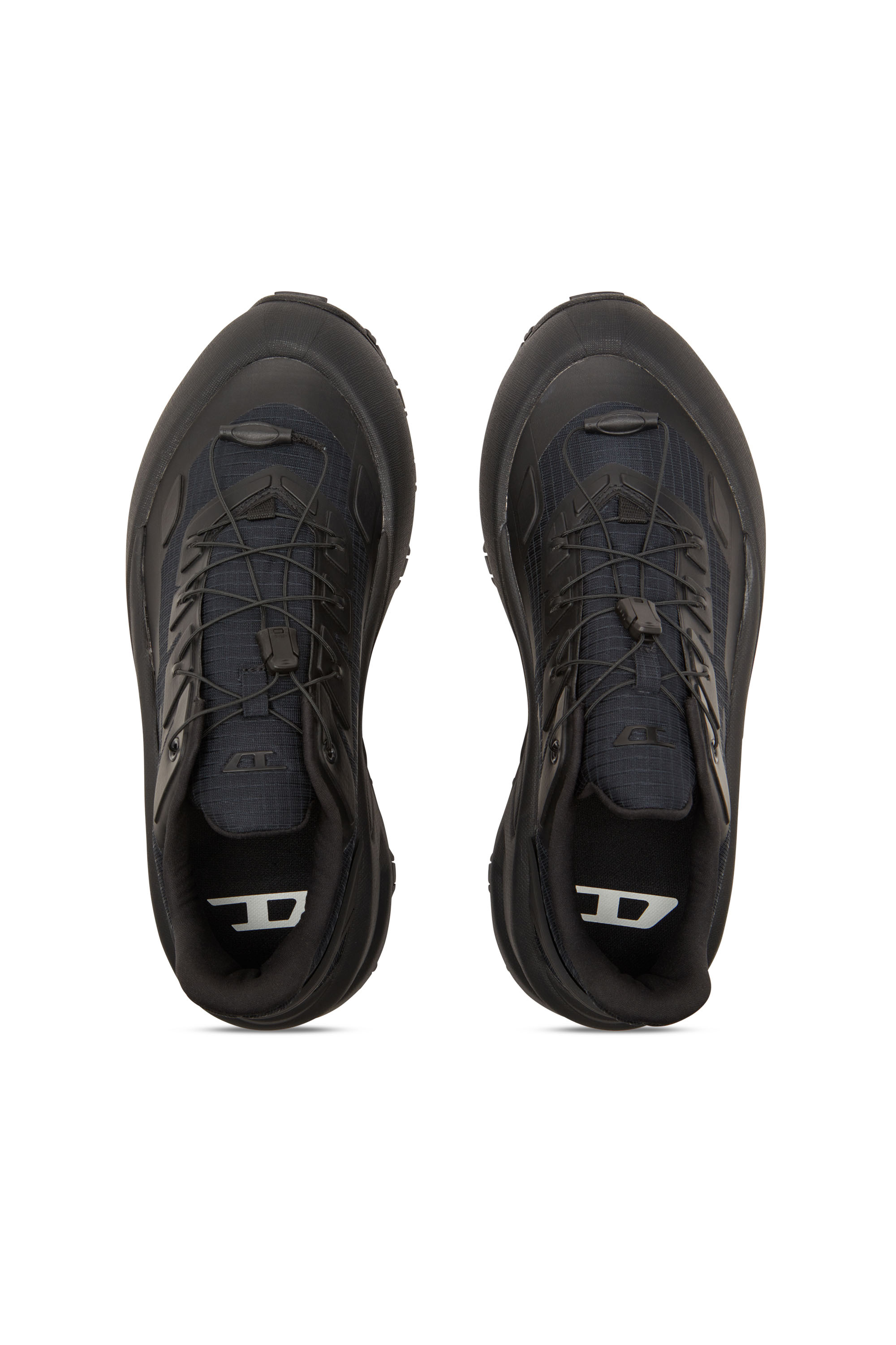 Diesel - D-CAGE RUNNER, Male's D-Cage Runner-Sneakers in TPU-trimmed ripstop in ブラック - 6