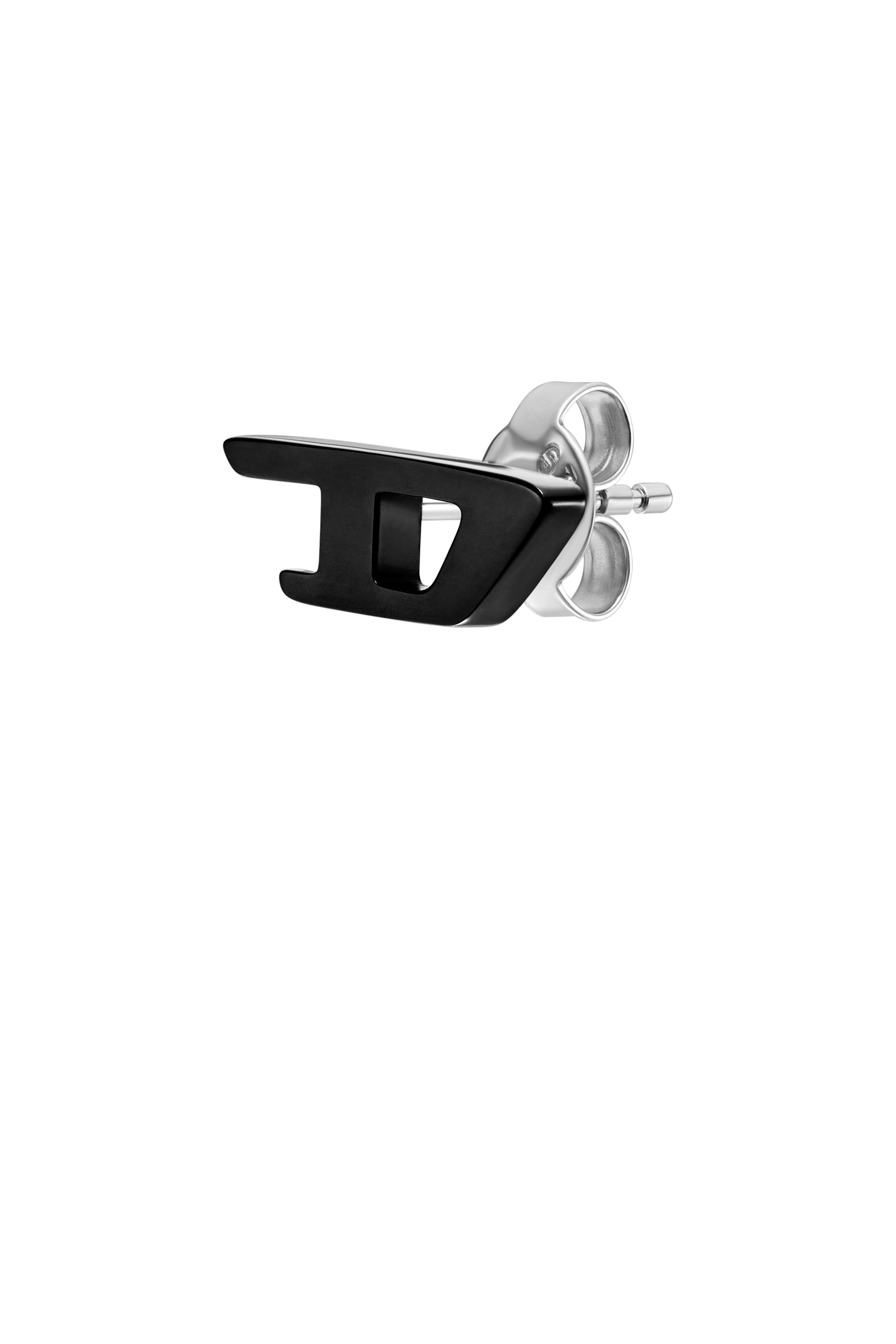 Diesel - DX1539001, Unisex's Black Stainless Steel Stud Earring in ブラック - 1