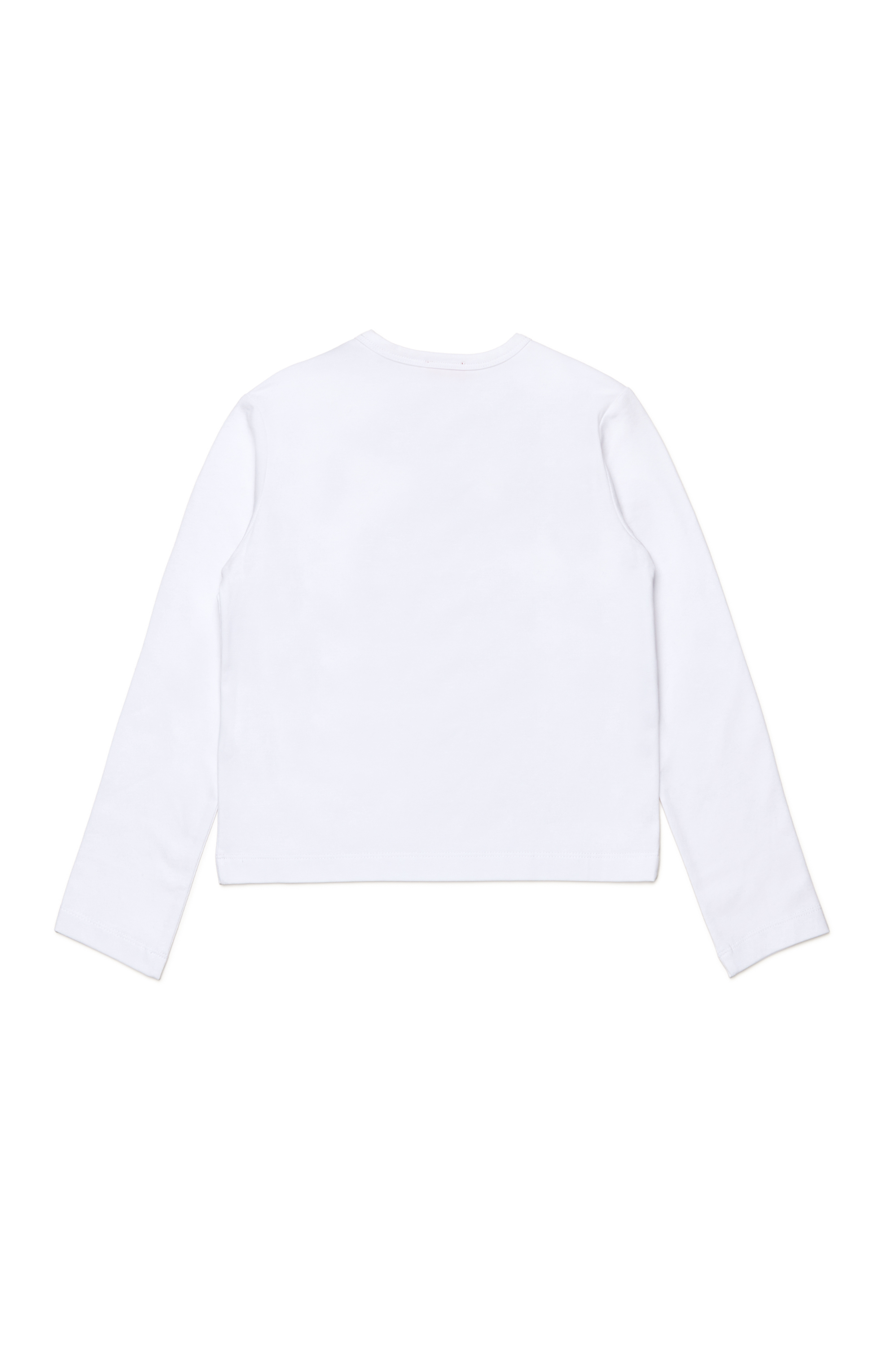 Diesel - TIVAL, Female Long-sleeve T-shirt with logo embroidery in ホワイト - Image 2