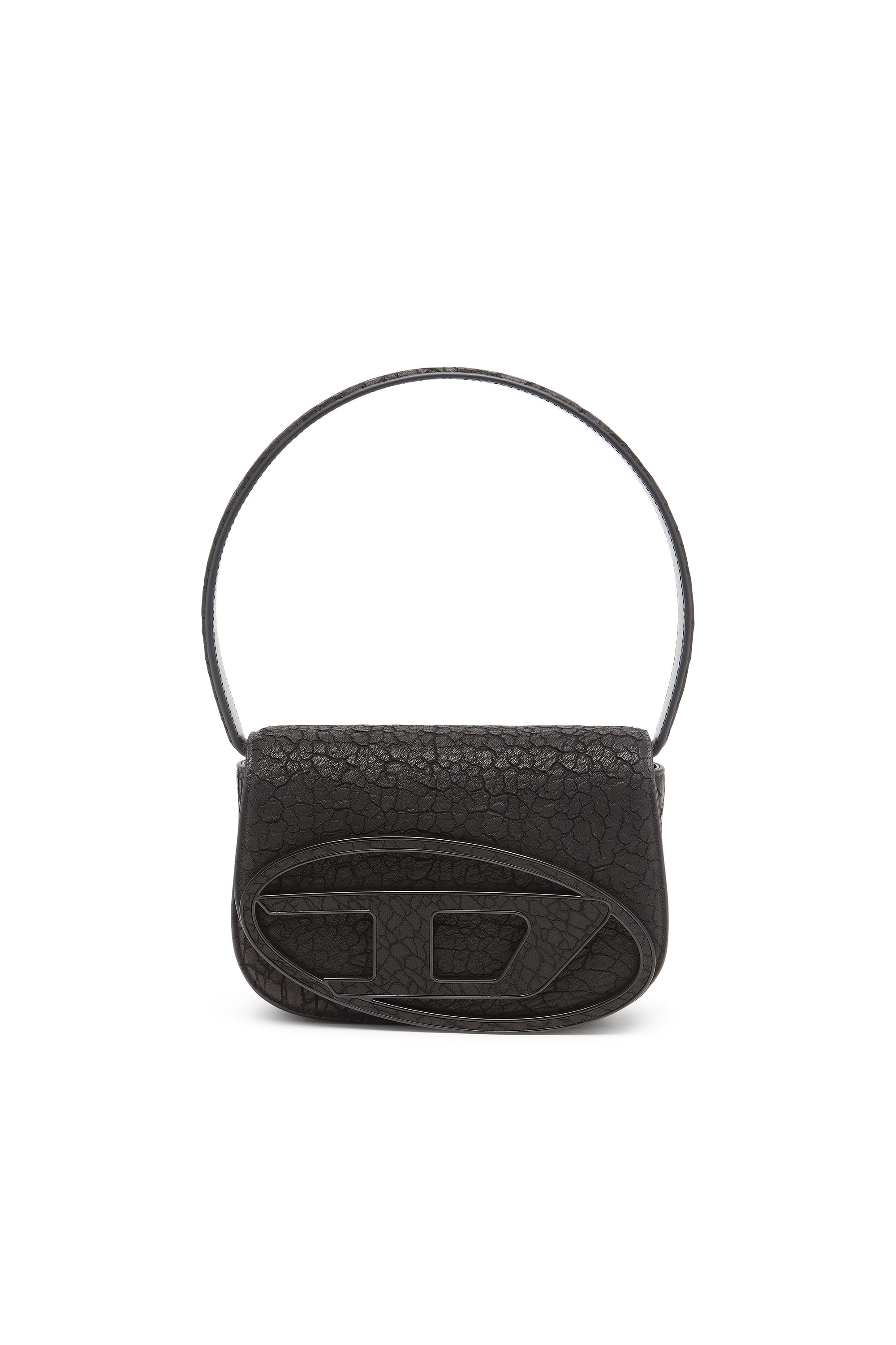 Diesel - 1DR, Female's 1DR-Iconic shoulder bag in arid leather in ブラック - 2