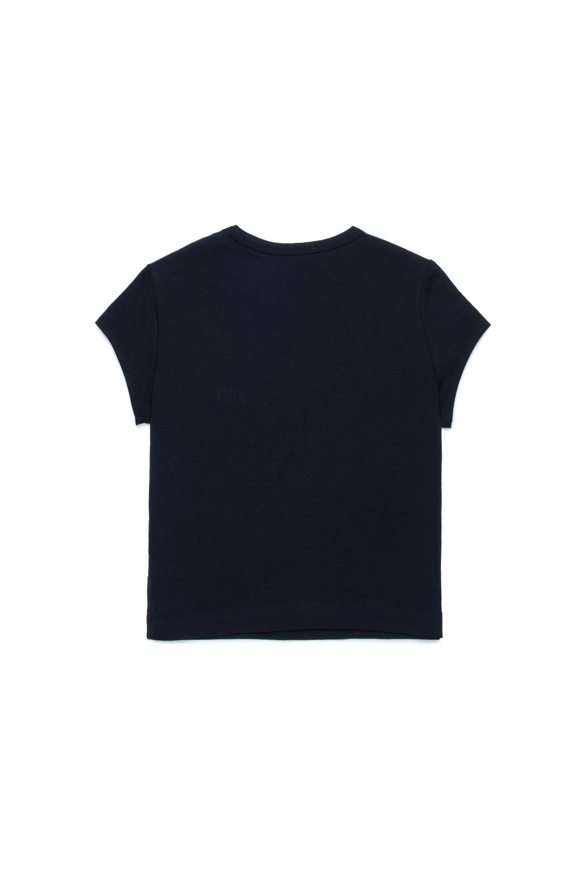 Diesel - TANGIE, Female's T-shirt with cut-out Oval D logo in ブラック - 2