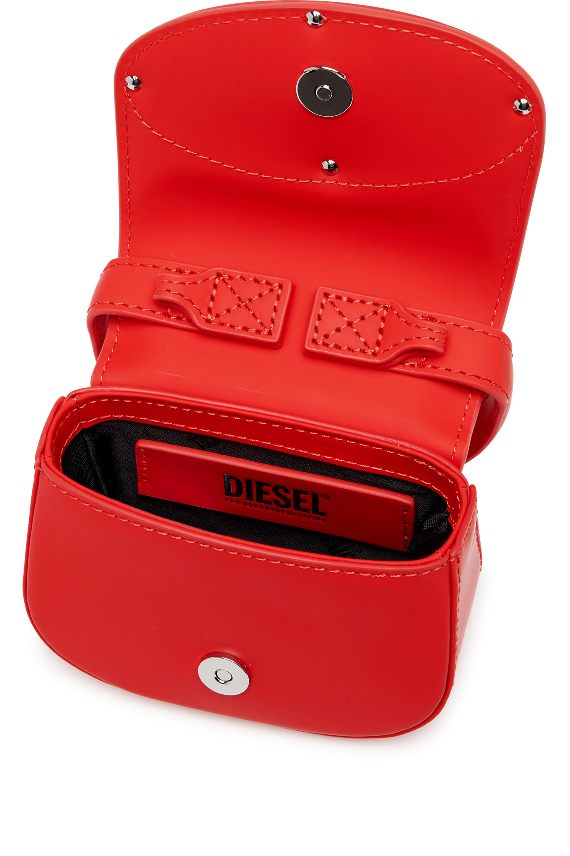 Diesel - 1DR XS, Female's 1DR Xs-Iconic mini bag in matte leather in レッド - 4