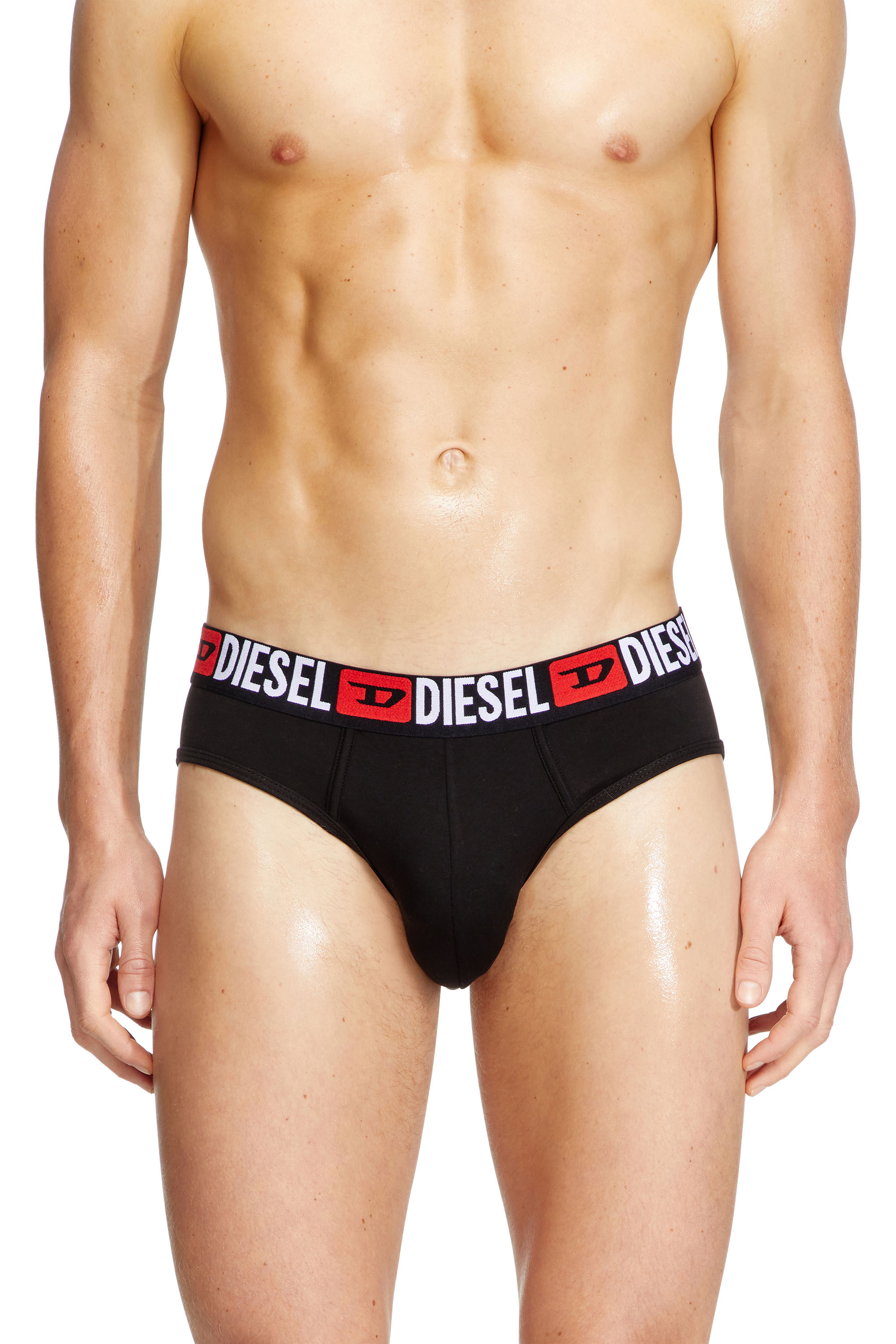 Diesel - UMBR-ANDRETHREEPACK, Male's アンダーウェアブリーフ3枚セット in ブラック - 2