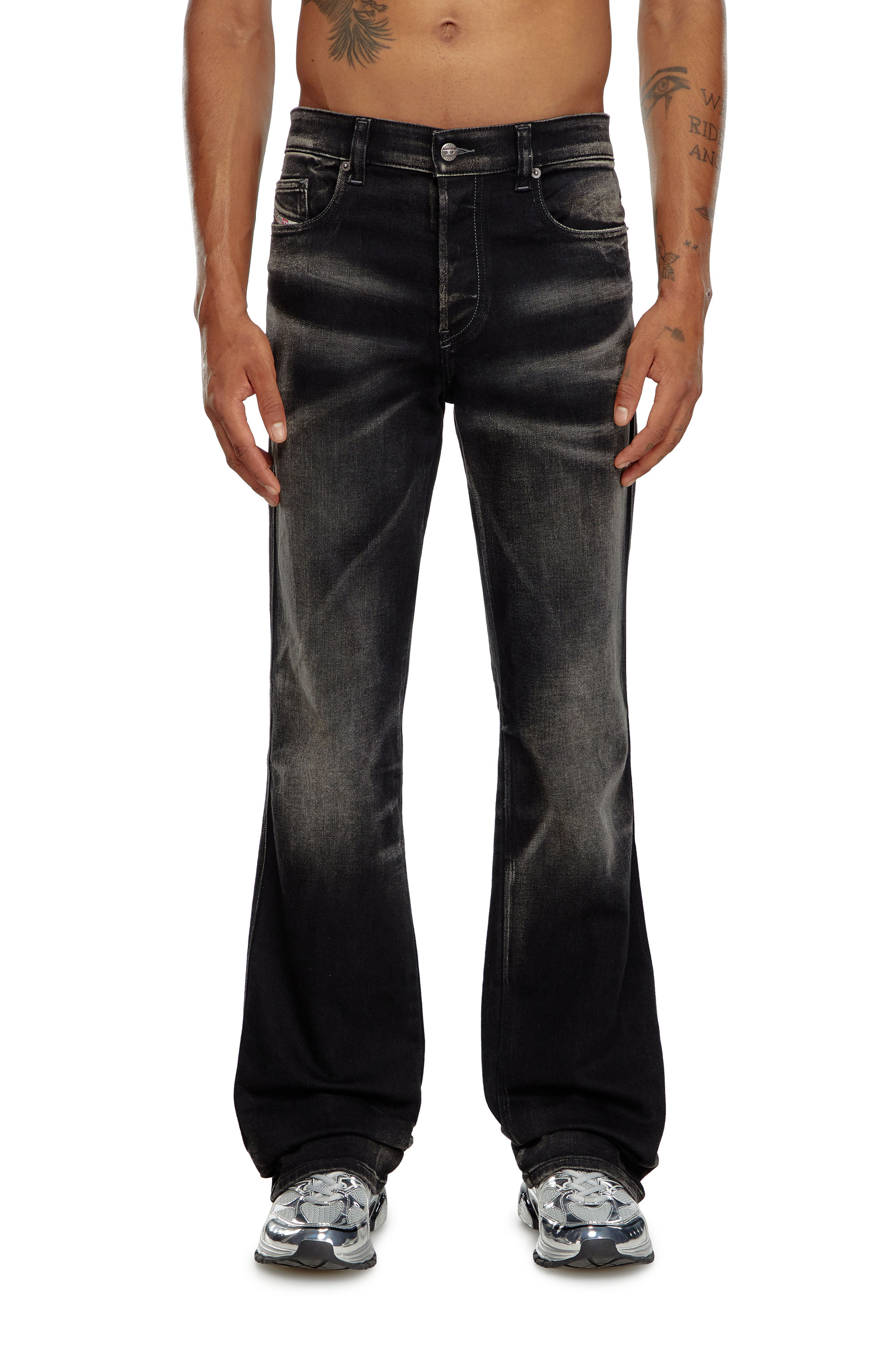 Diesel - Male's Bootcut Jeans 1998 D-Buck 09J53, ブラック/ダークグレー - 1