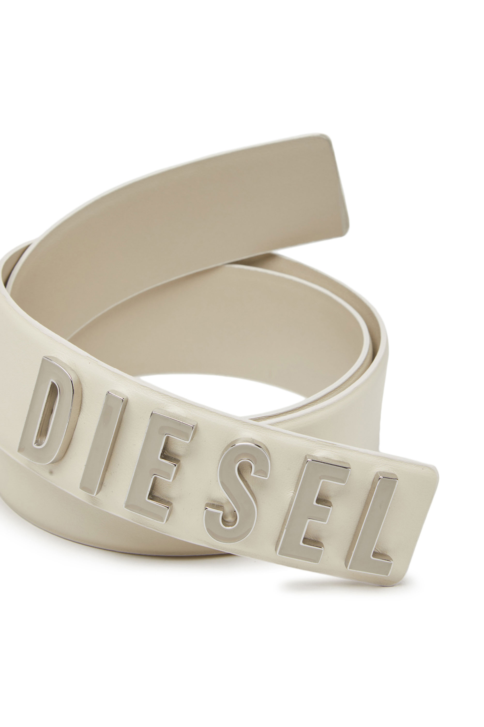 好評受付中 DIESEL ディーゼル メタルロゴ ベルト ホワイト blog