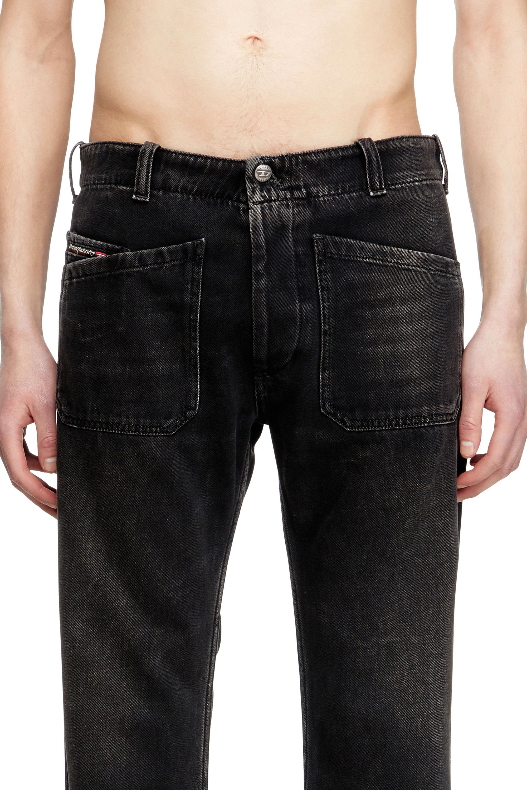 Diesel - Male's Bootcut Jeans D-Moorix 09J96, ブラック/ダークグレー - 5