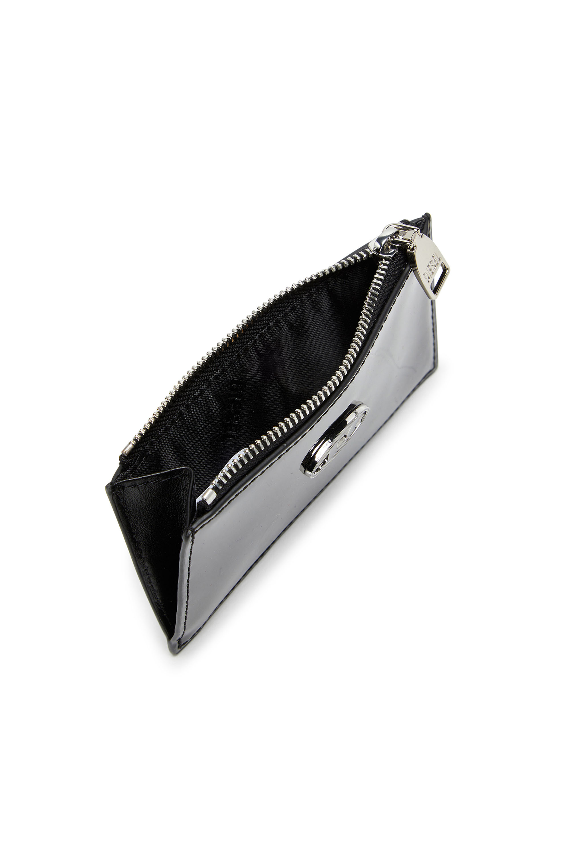 Diesel - PLAY CARD HOLDER III, Female Card holder in glossy leather in ブラック - Image 3