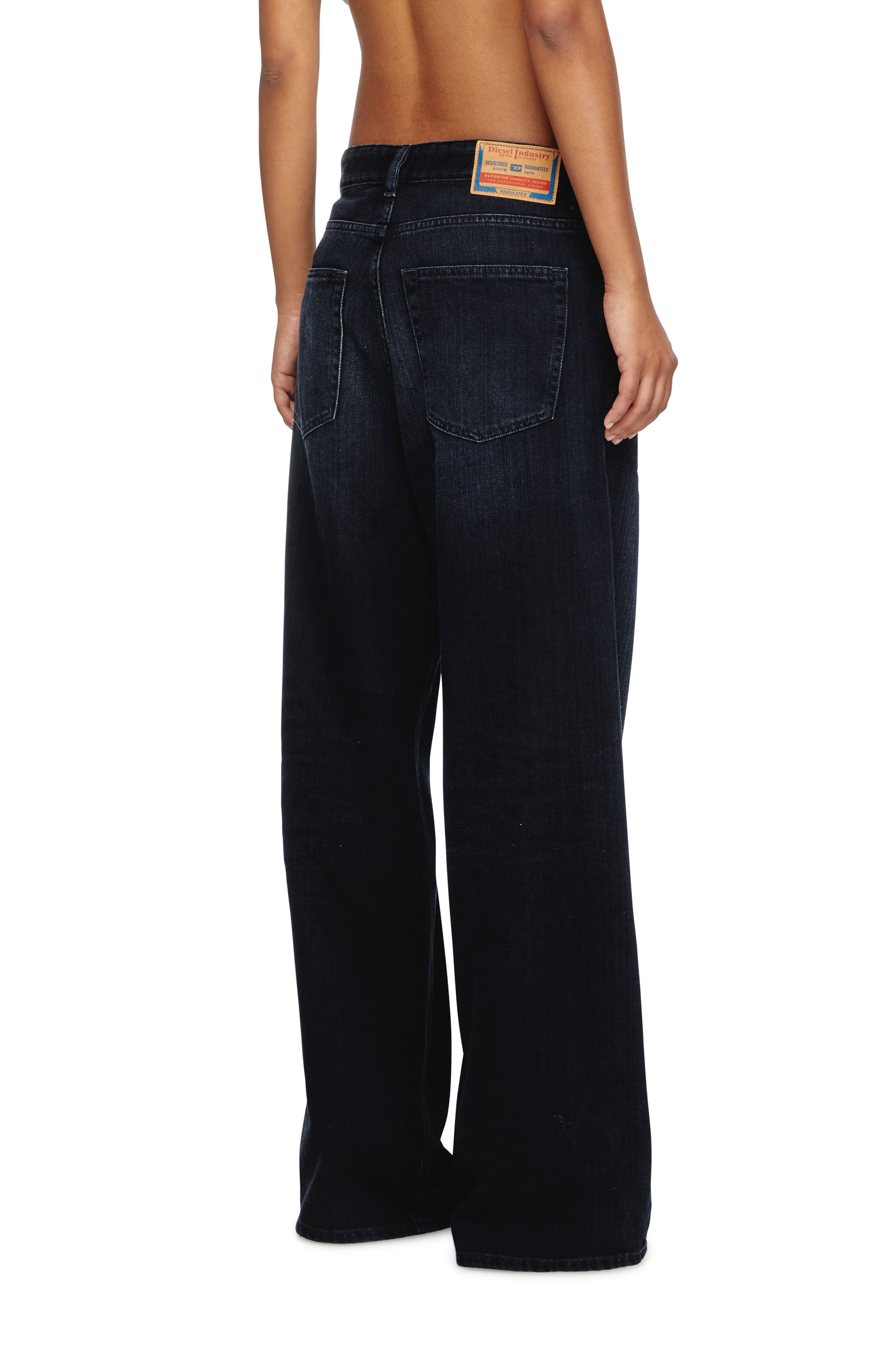 Diesel - Female's Relaxed Jeans 1996 D-Sire 09L54, ダークブルー - 4