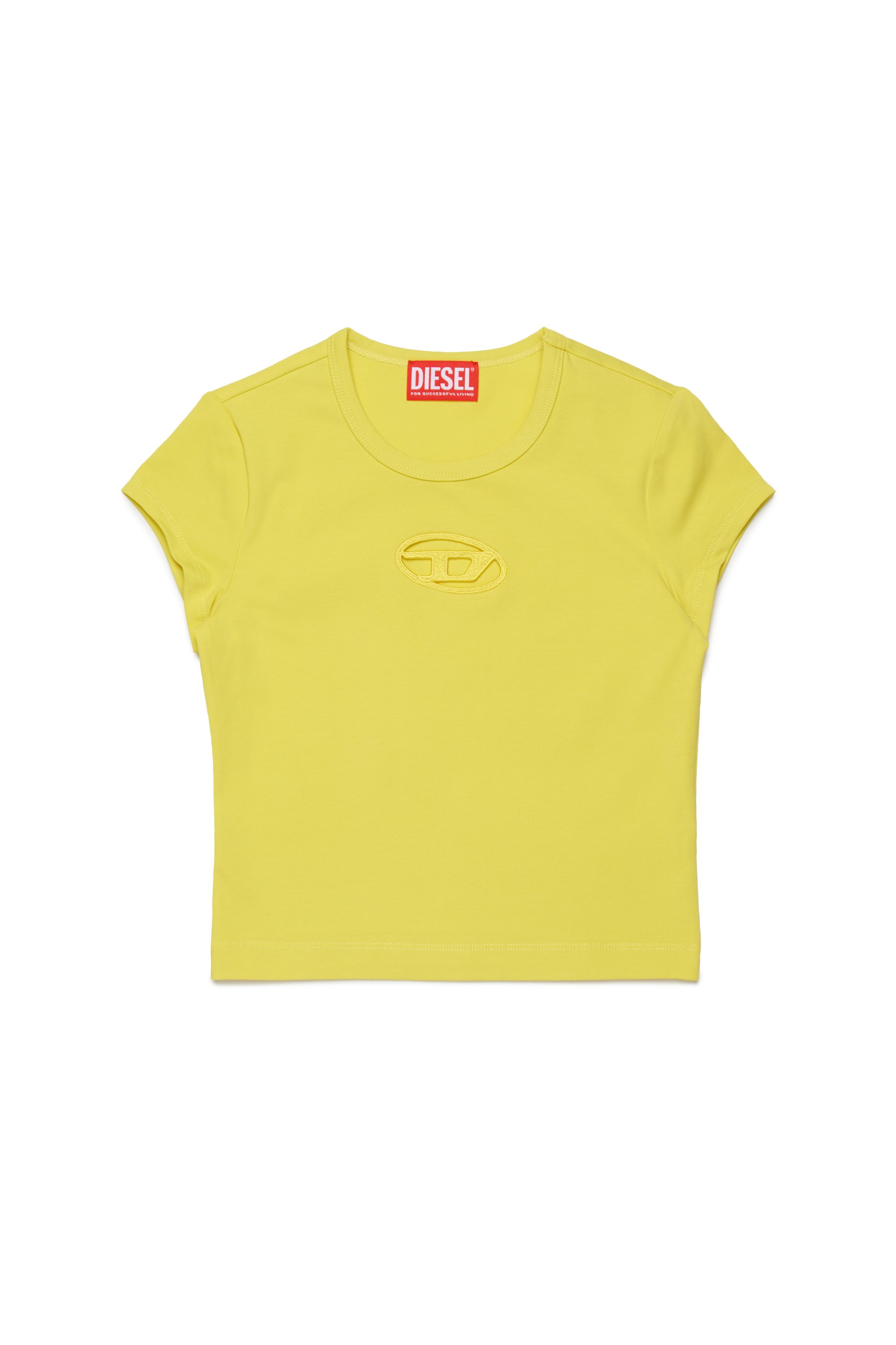 Diesel - TANGIE, Female's T-shirt with cut-out Oval D logo in null - 1