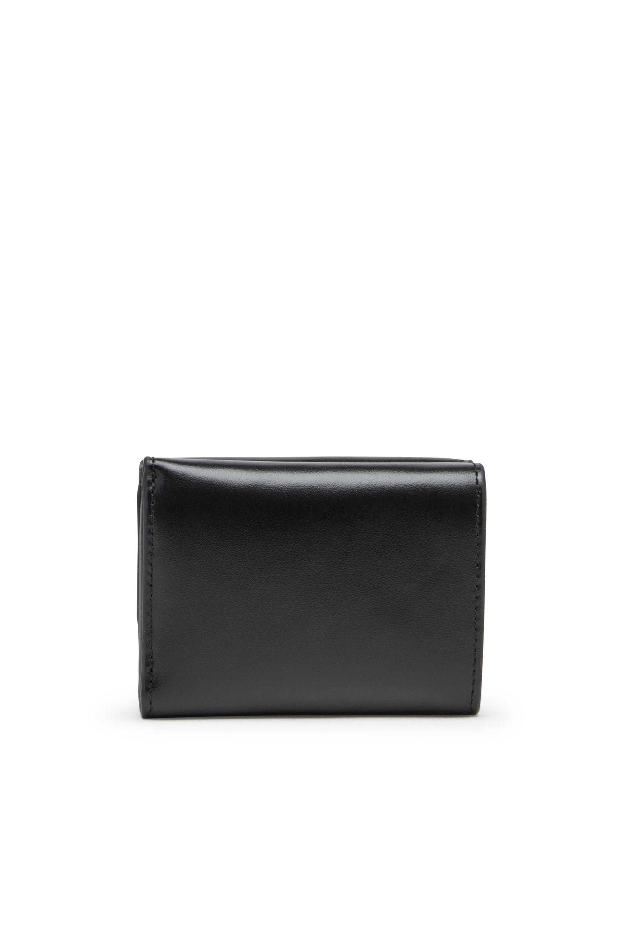 Diesel - 1DR TRI FOLD COIN XS II, Female's Tri-fold wallet in leather in ブラック - 2