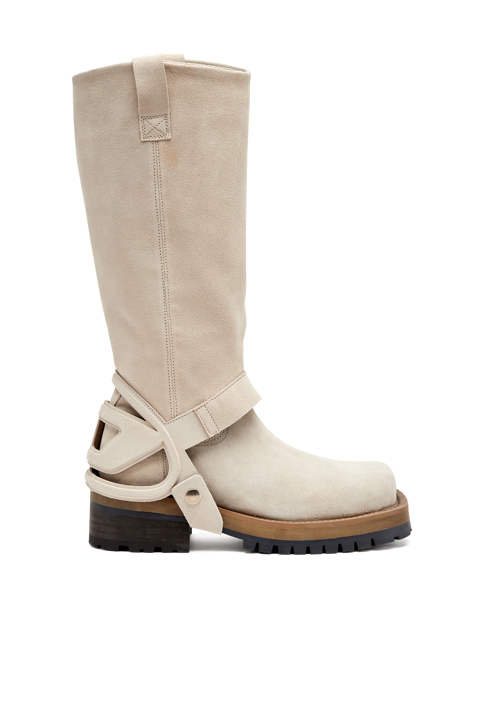 Diesel - D-TEXAN 2IN1 CH, Female's High and low Texan biker boot in ライトブラウン - 1