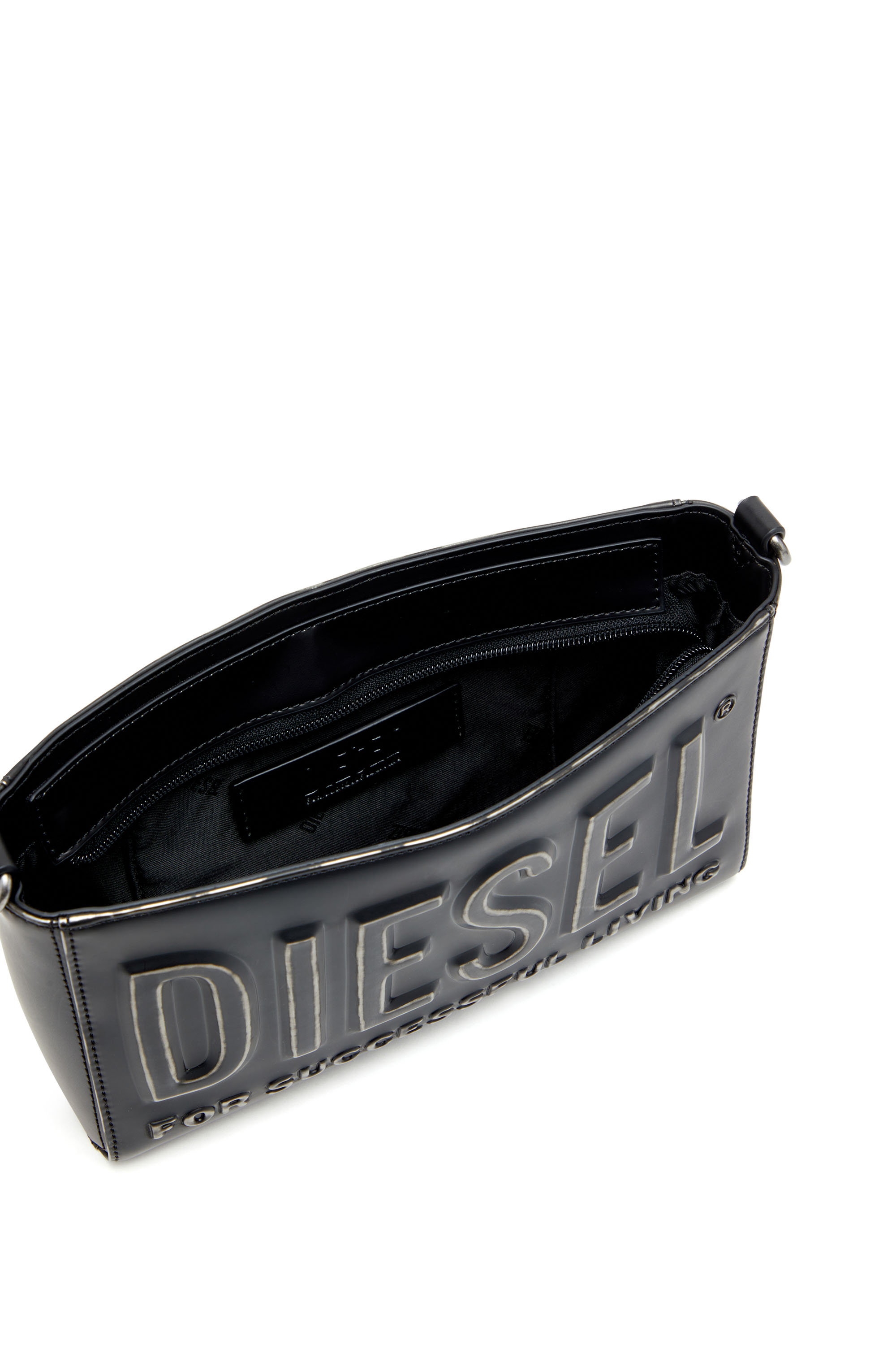 Diesel - DSL 3D CAMERA BAG X, Male's Dsl 3D-Camera bag in brushed PU in ブラック - 4