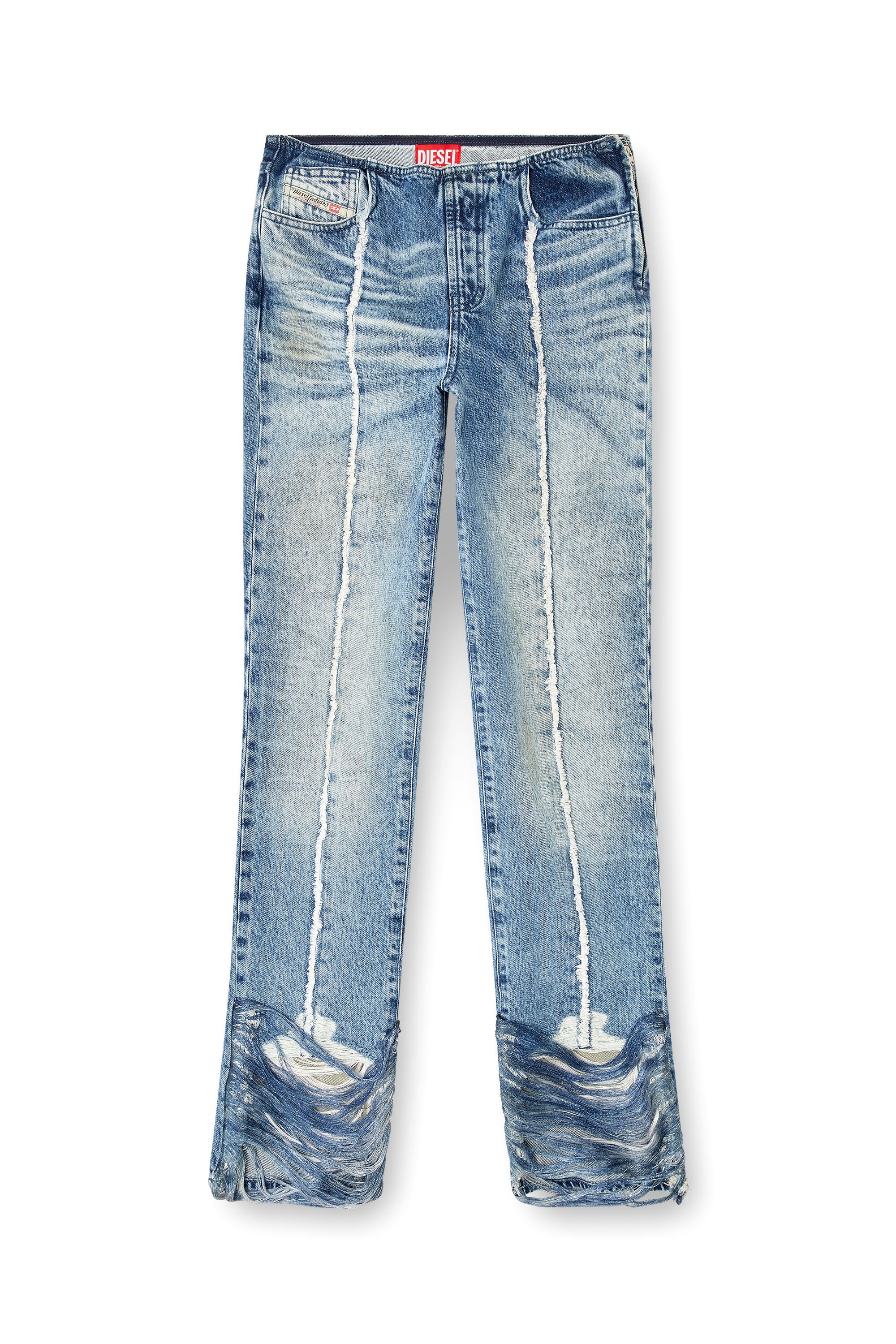 Diesel - Female's Bootcut Jeans D-Ginna 0CMBM, ミディアムブルー - 3