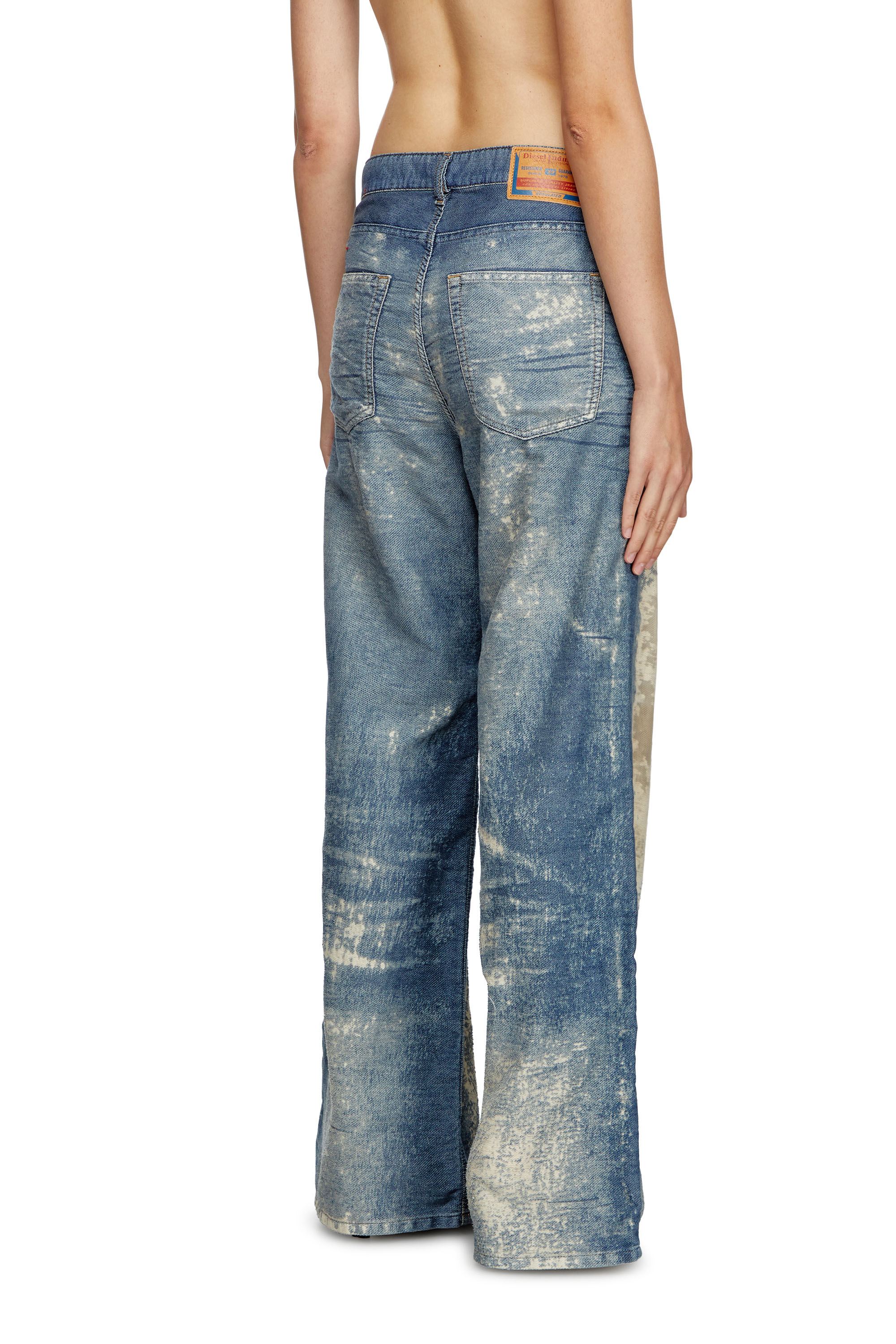 Diesel - Female's Relaxed Jeans 1996 D-Sire 068RE, ミディアムブルー - 4