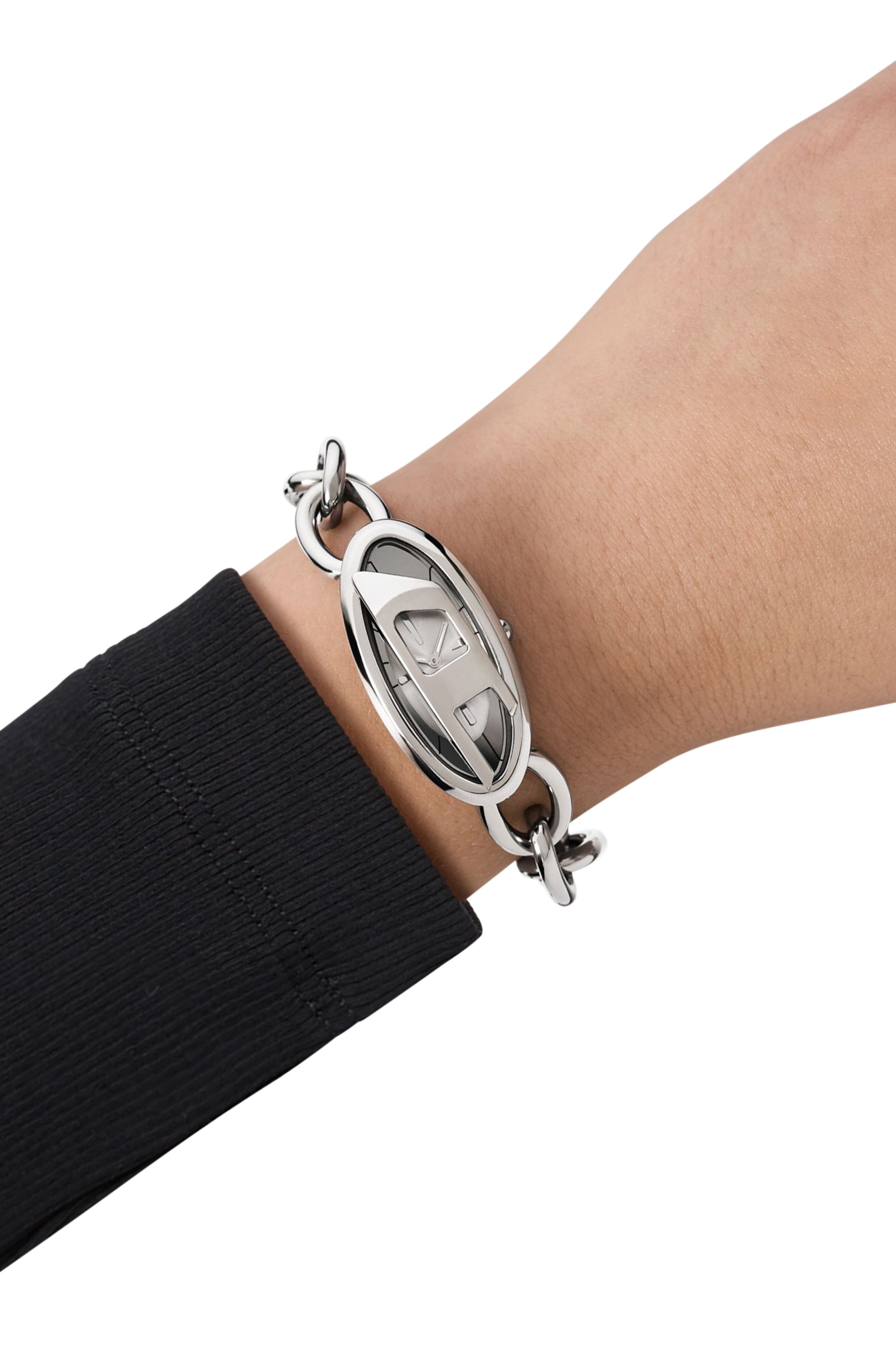 Diesel - DZ5609 WATCH, Female's D-Era Two -Hand Stainless Steel Watch in シルバー - 4