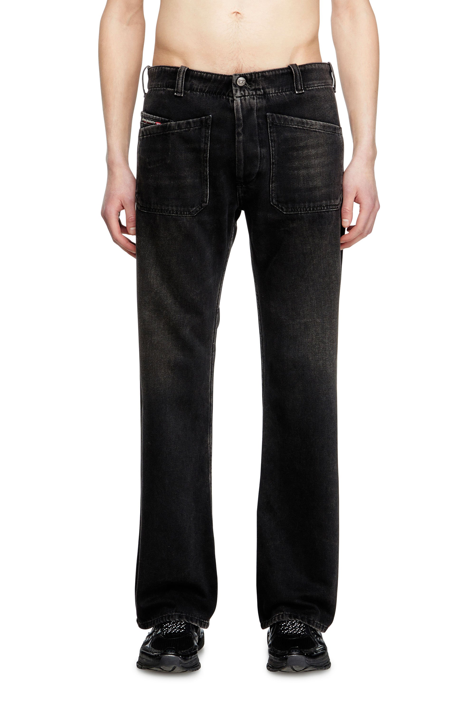 Diesel - Male's Bootcut Jeans D-Moorix 09J96, ブラック/ダークグレー - 1