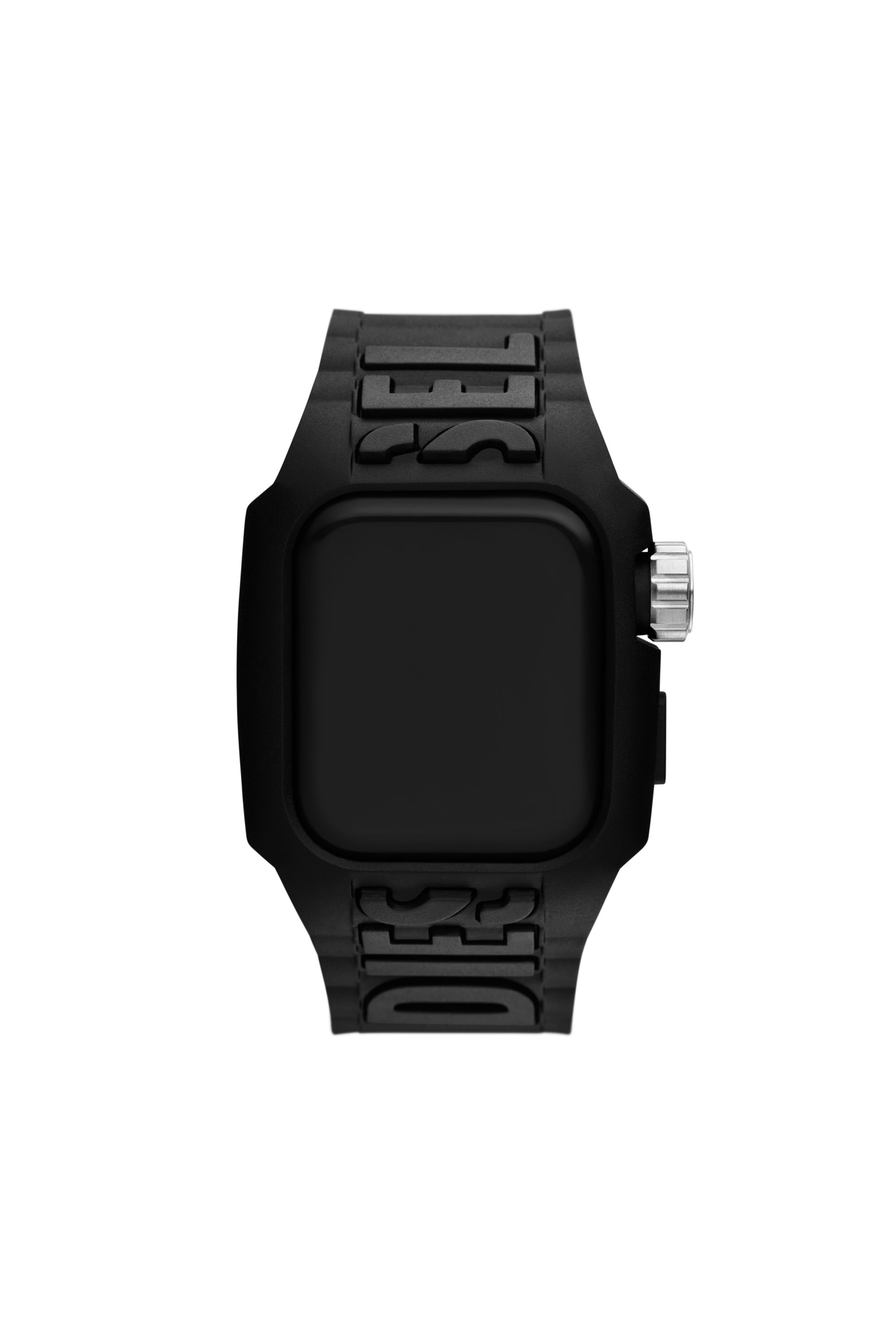 Diesel - DSS020, Male's Black TPU Unibody Band for Apple Watch® in ブラック - 1