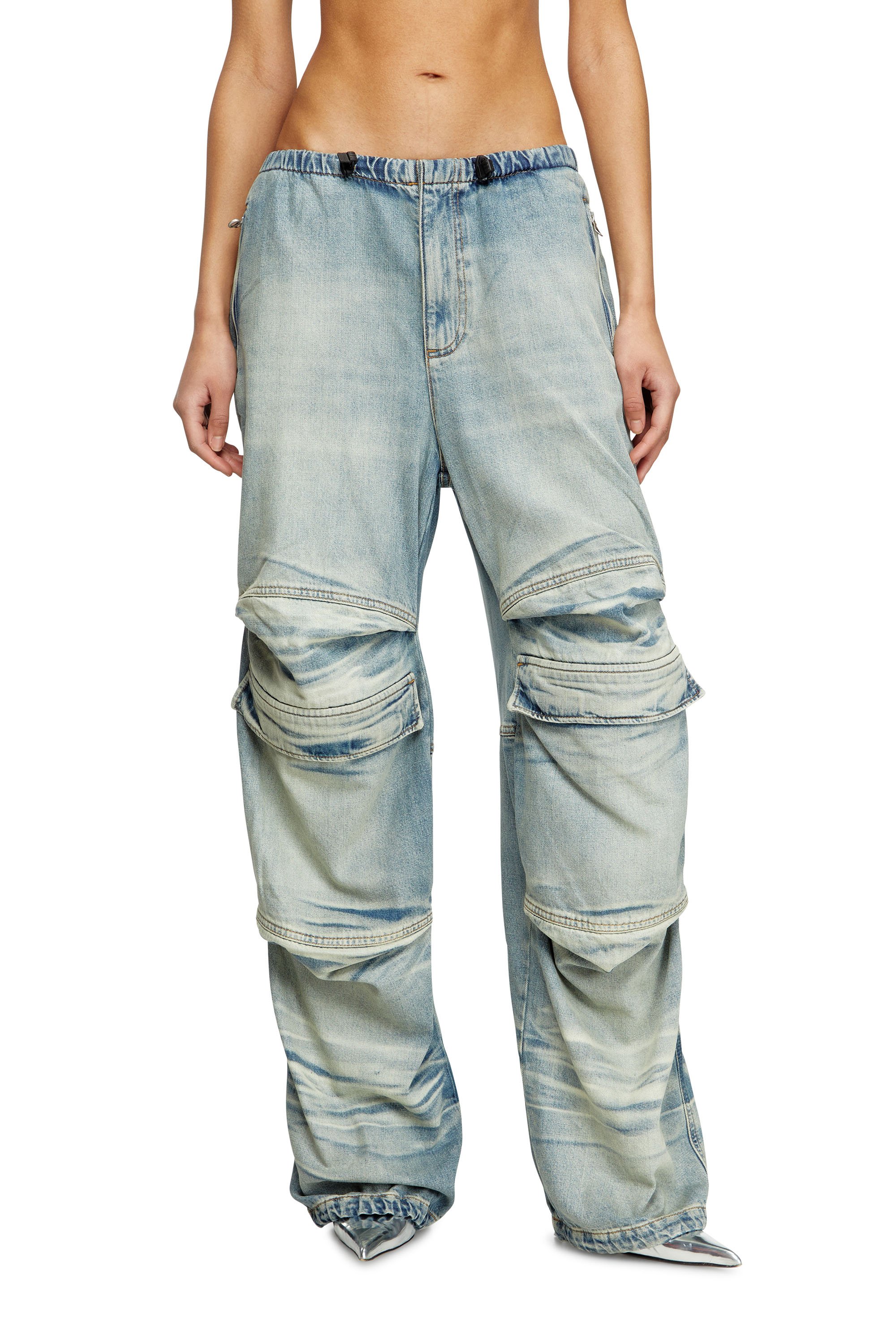 Diesel - Unisex's Relaxed Jeans D-Dayetz 0ABDF, ライトブルー - 6