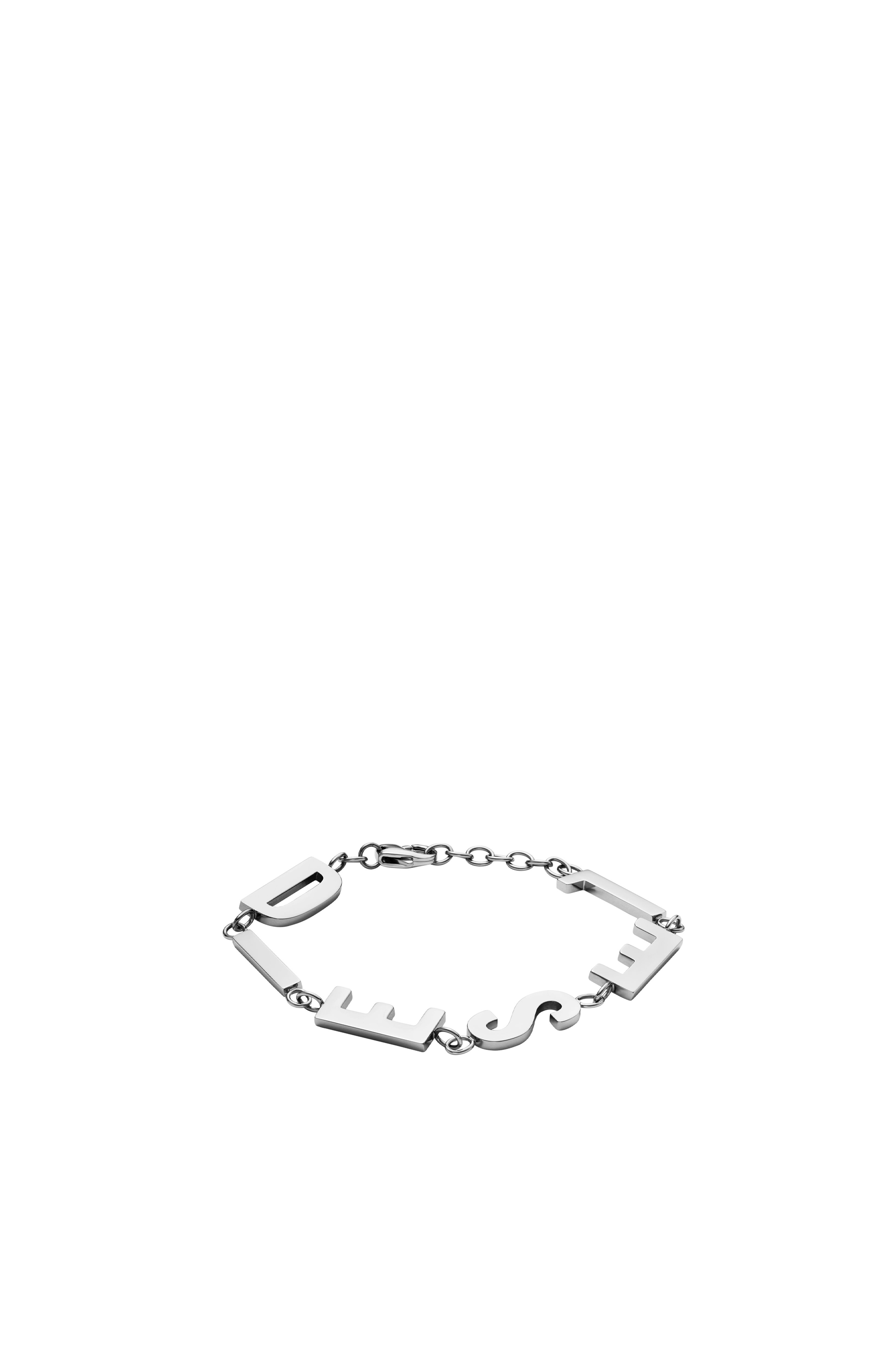 Diesel - DX1490, Male Stainless steel chain bracelet in シルバー - Image 1