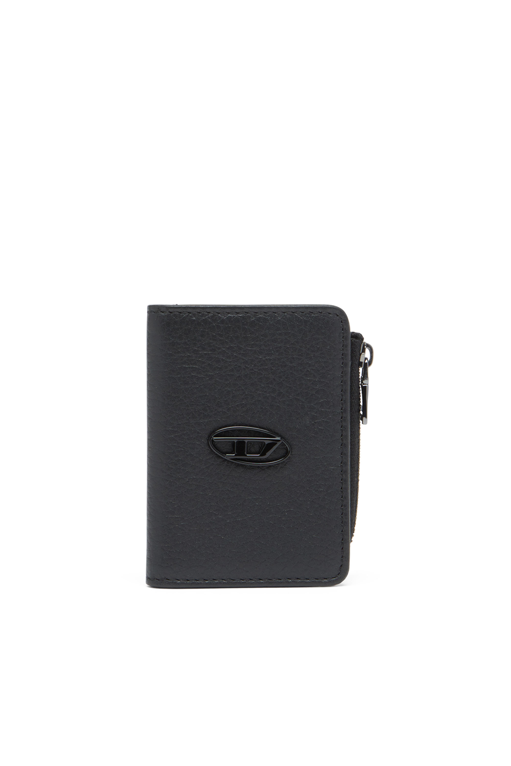 Diesel - HISSU EVO CARD HOLDER L, Male's Leather card holder in ブラック - 1