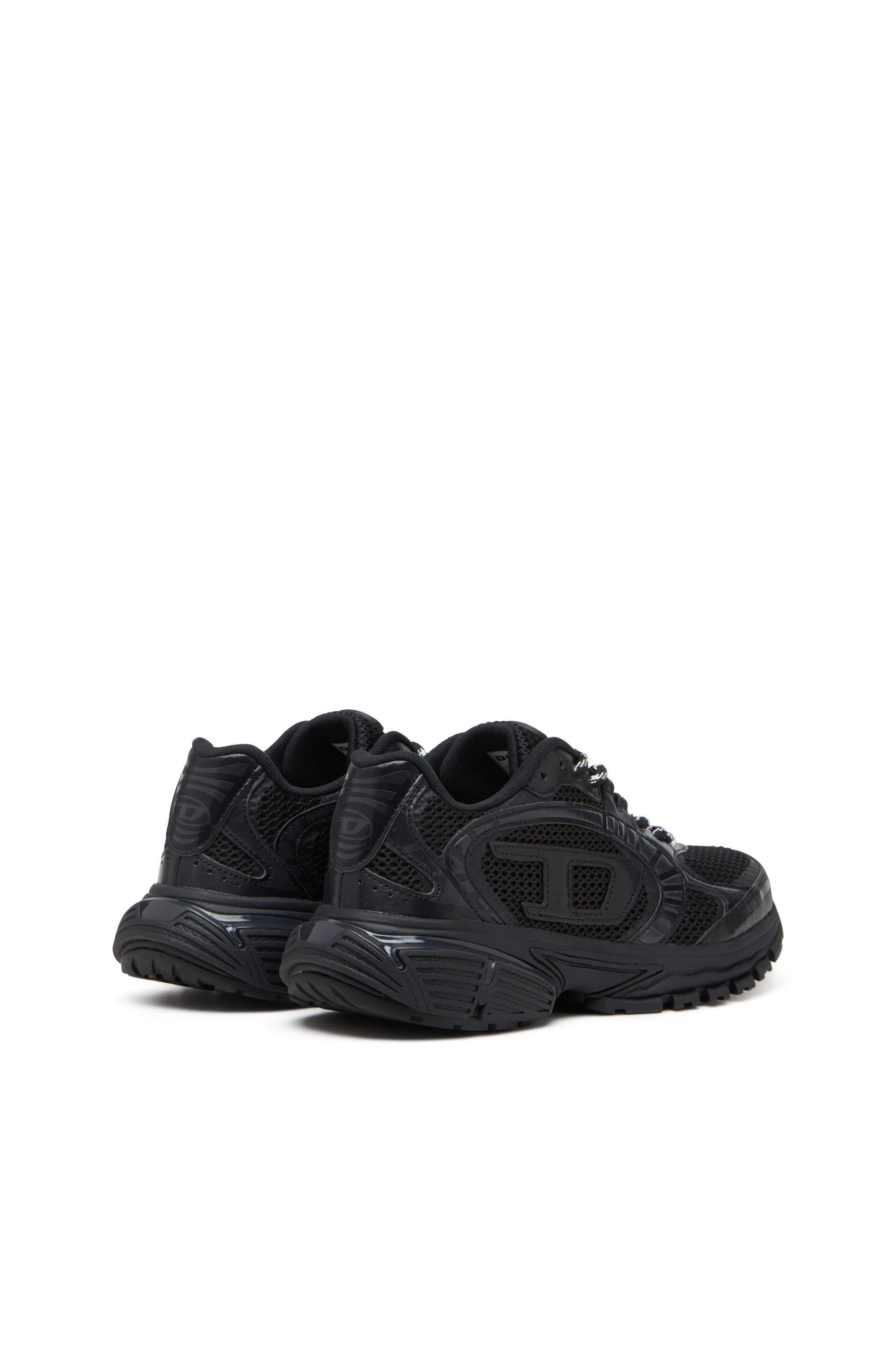 Diesel - S-PRO-V-DENSE LOW, Male's S-Pro-V-Dense-Mesh sneakers with Oval D logo in ブラック - 3