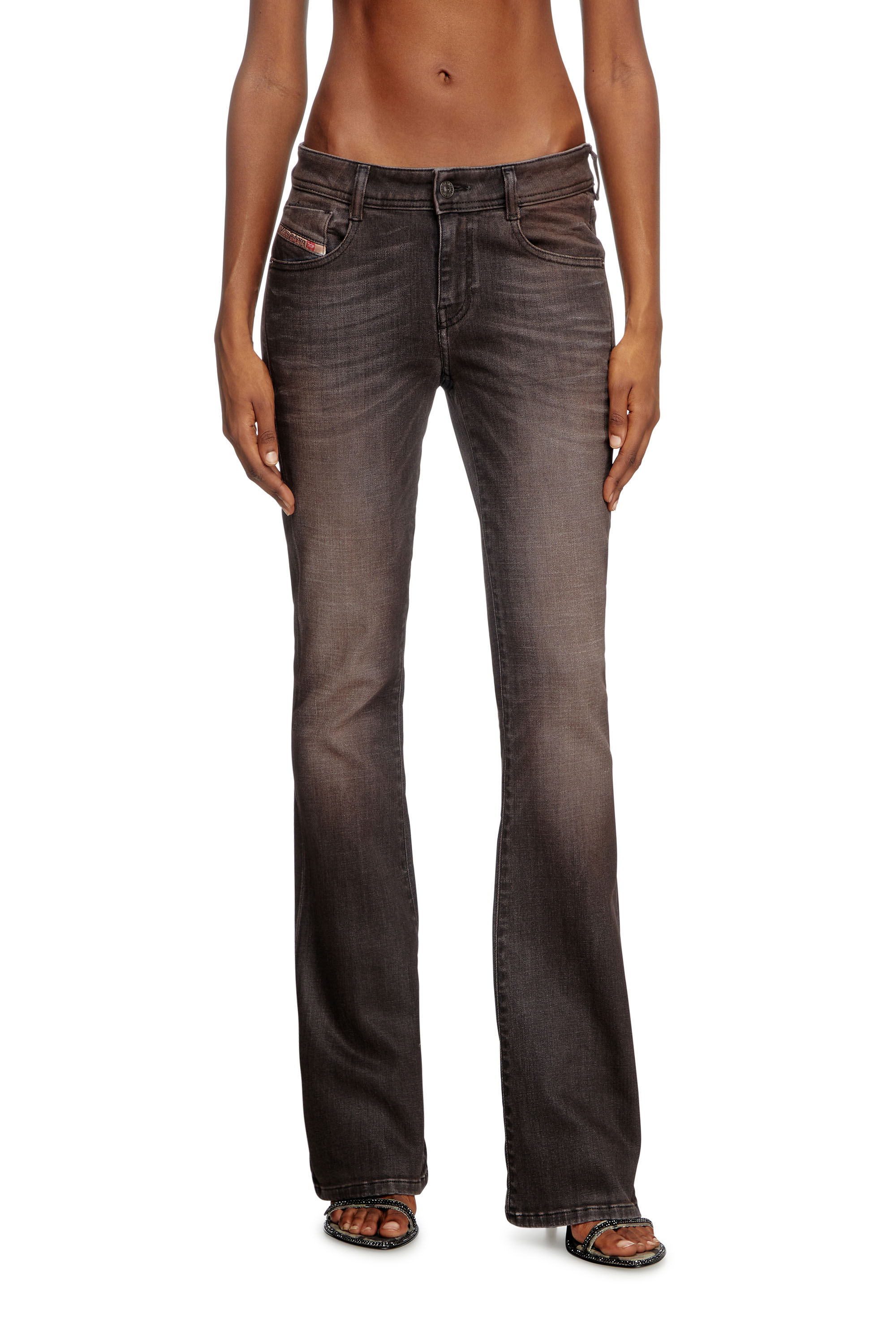 Diesel - Female's Bootcut and Flare Jeans 1969 D-Ebbey 09K59, ブラック/ダークグレー - 1