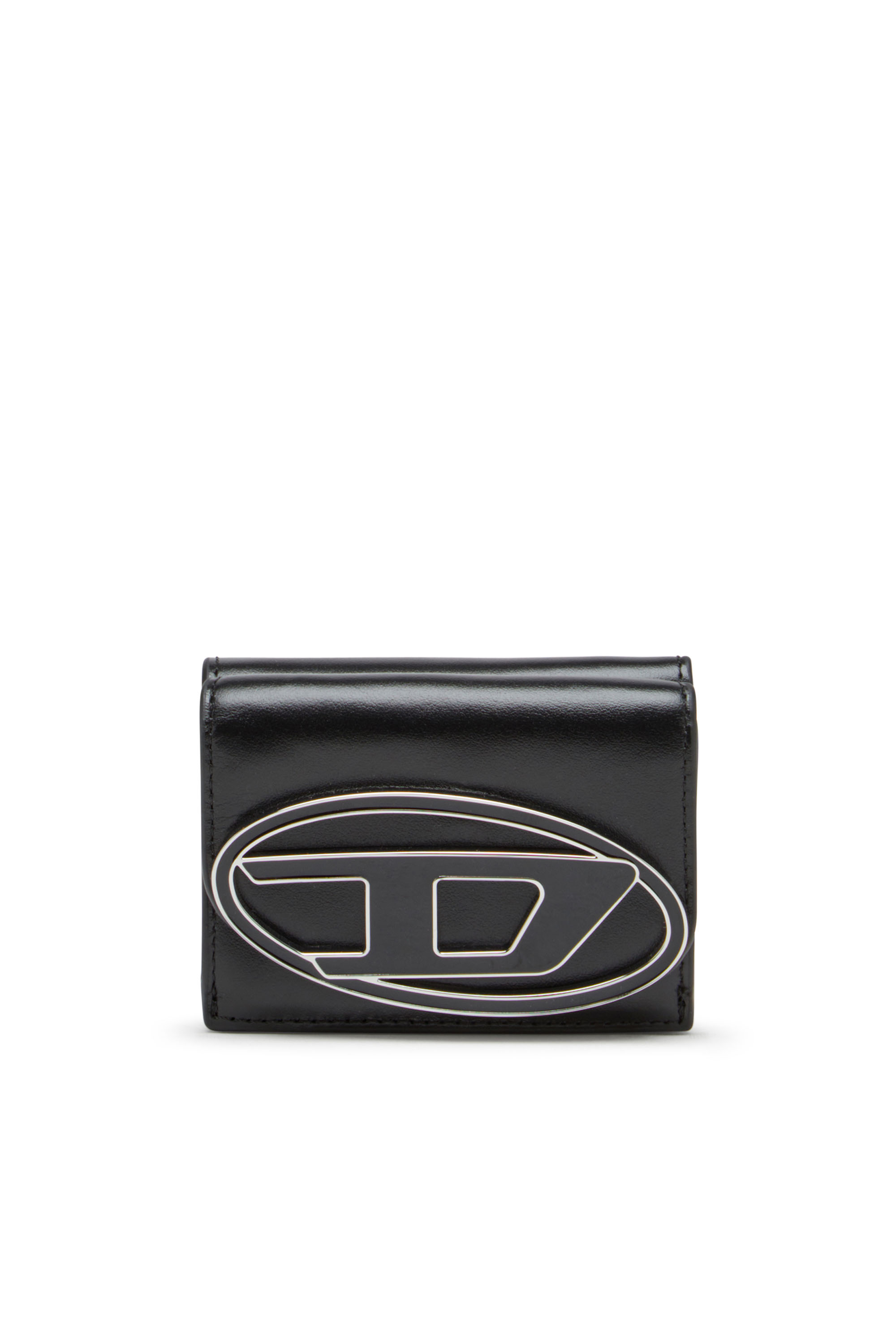 Diesel - 1DR TRI FOLD COIN XS II, Female's Tri-fold wallet in leather in ブラック - 1