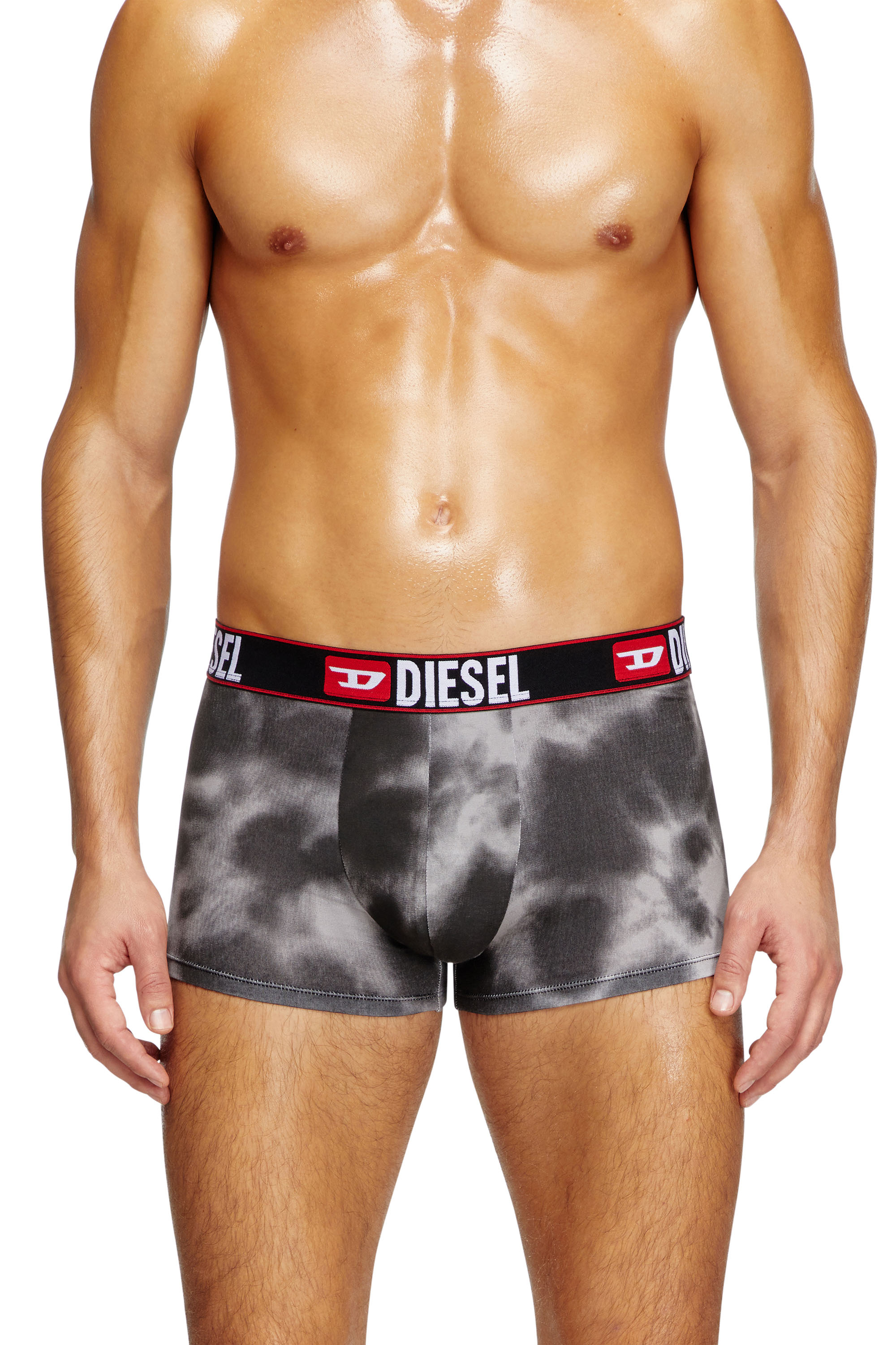 Diesel - UMBX-DAMIEN, Male's Boxer briefs with cloudy print in ブラック - 2