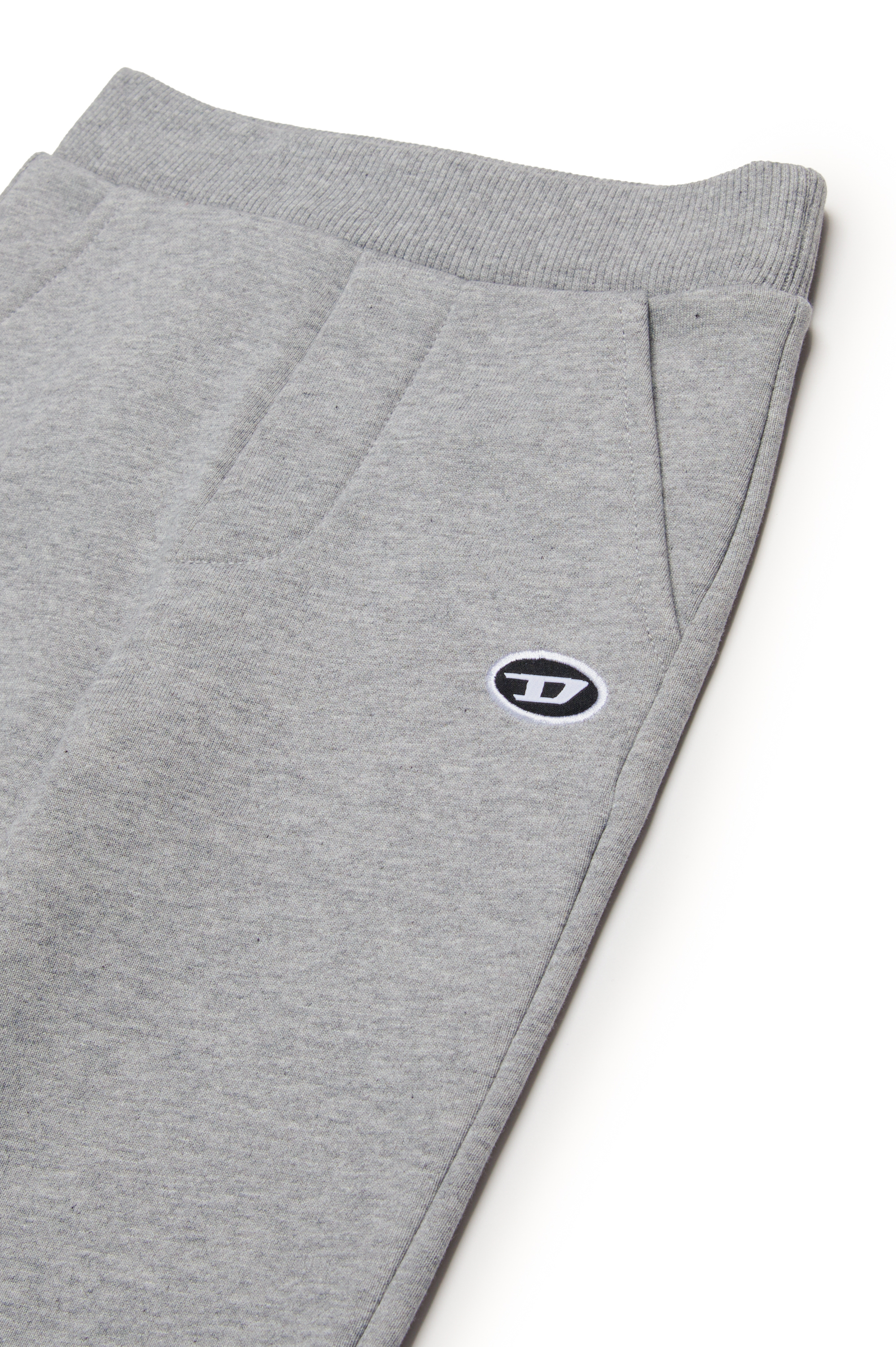 Diesel - PTARYDOVALPJB, Male Sweatpants with Oval D patch in グレー - Image 3