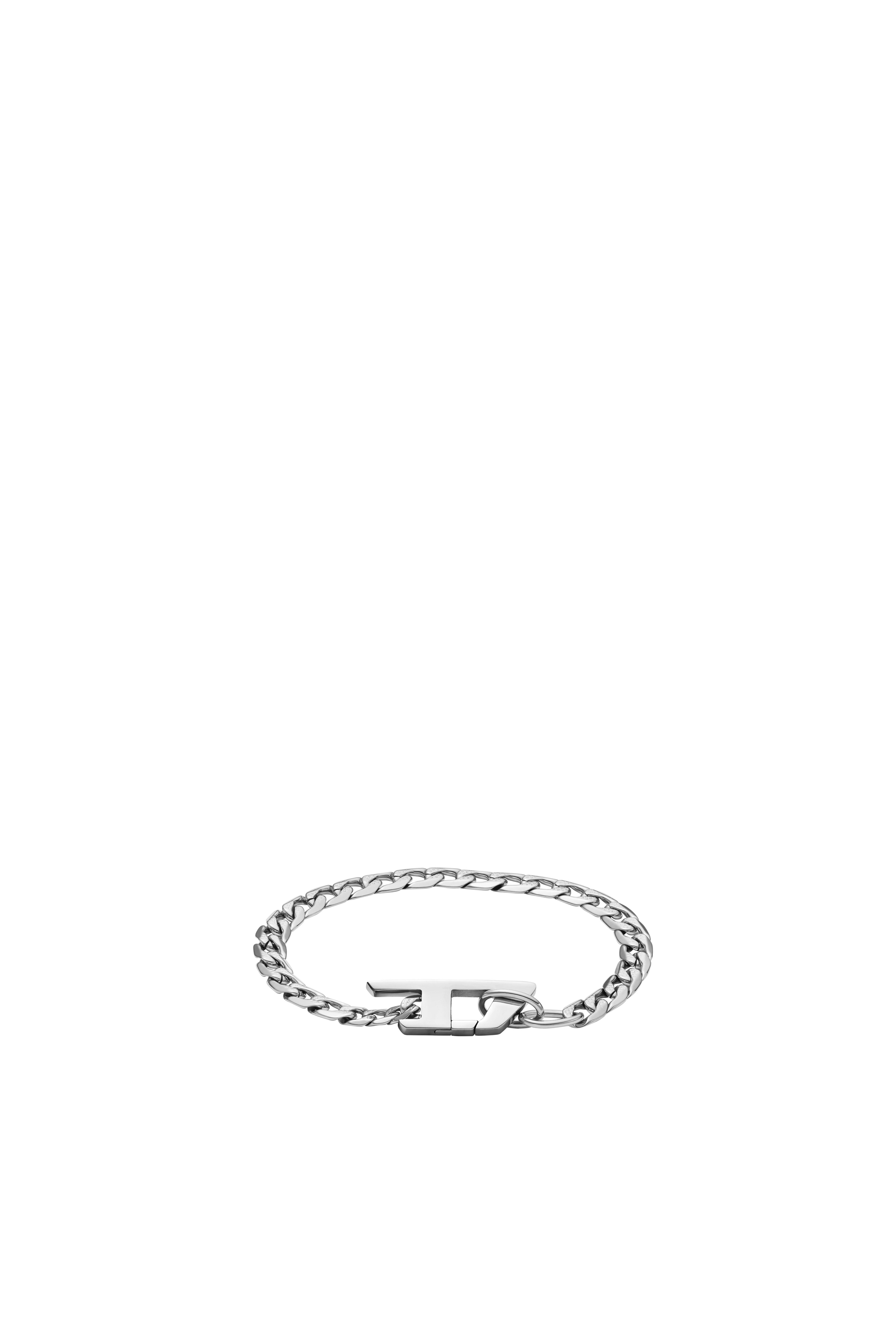 Diesel - DX1496, Male Stainless steel chain bracelet in シルバー - Image 1